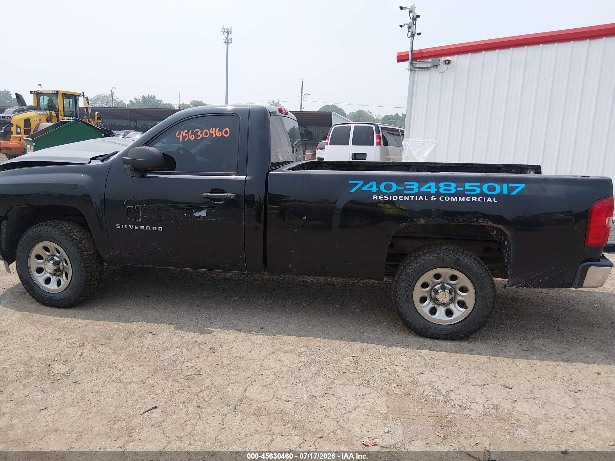 2011 Chevrolet Silverado 1500 Work Truck Black vin: 1GCNKPE0XBF139246
