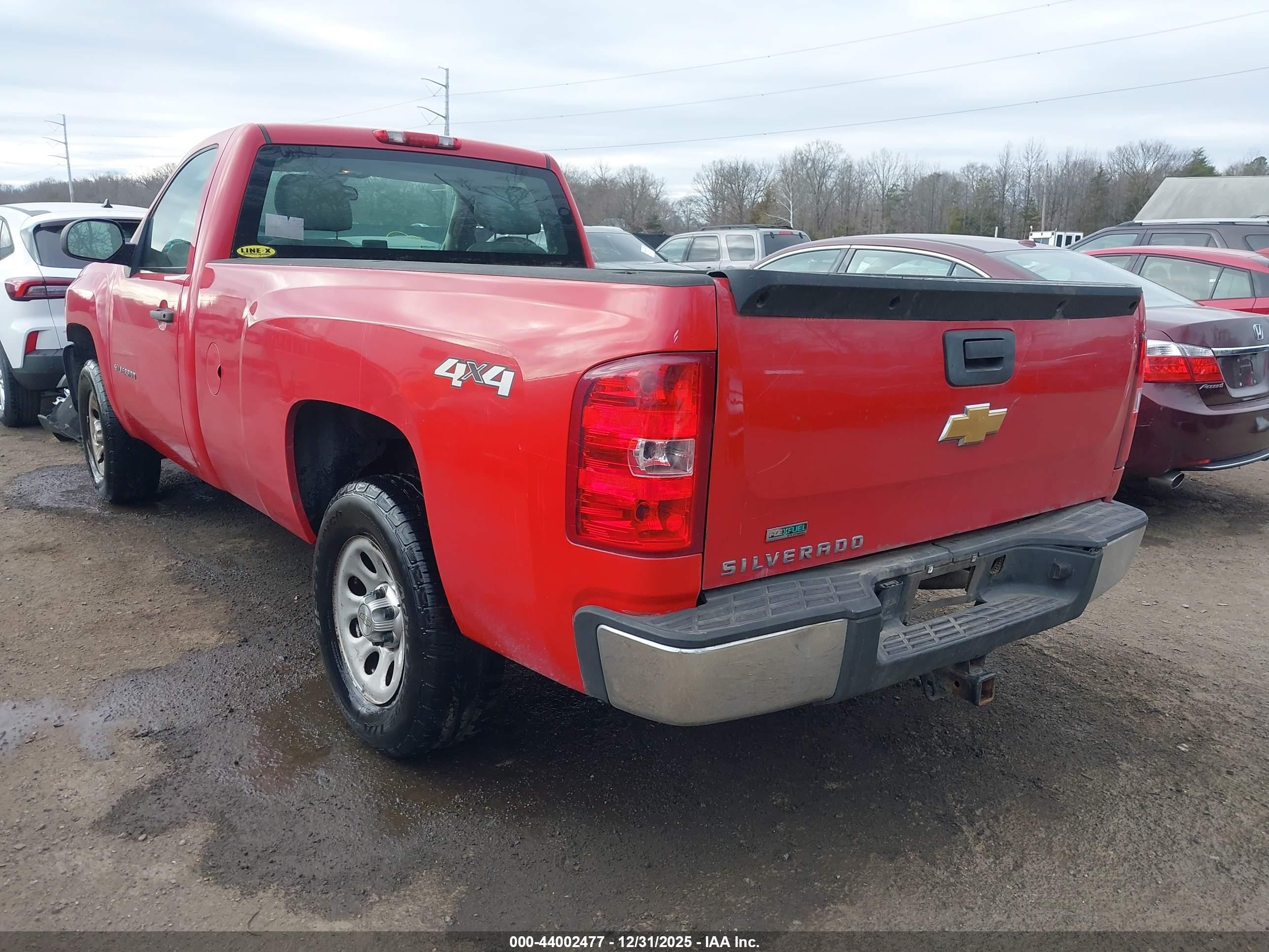 2012 Chevrolet Silverado 1500 Work Truck Red vin: 1GCNKPEA0CZ267620