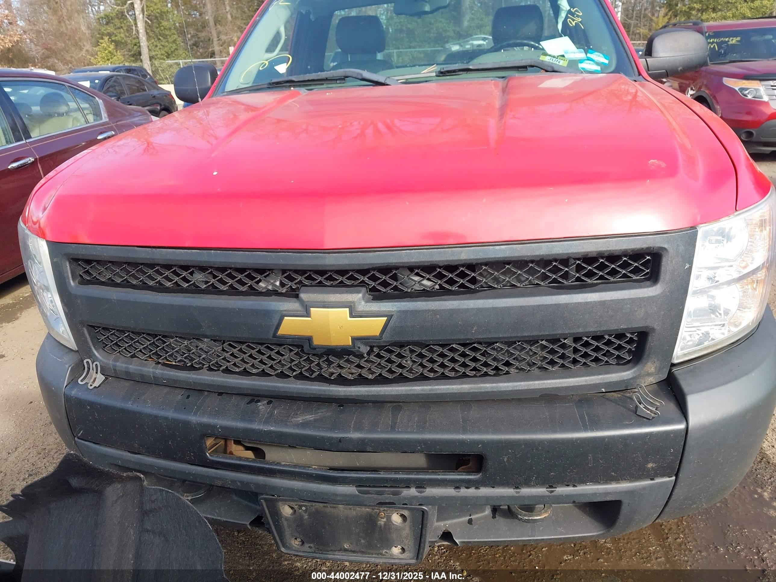 2012 Chevrolet Silverado 1500 Work Truck Red vin: 1GCNKPEA0CZ267620