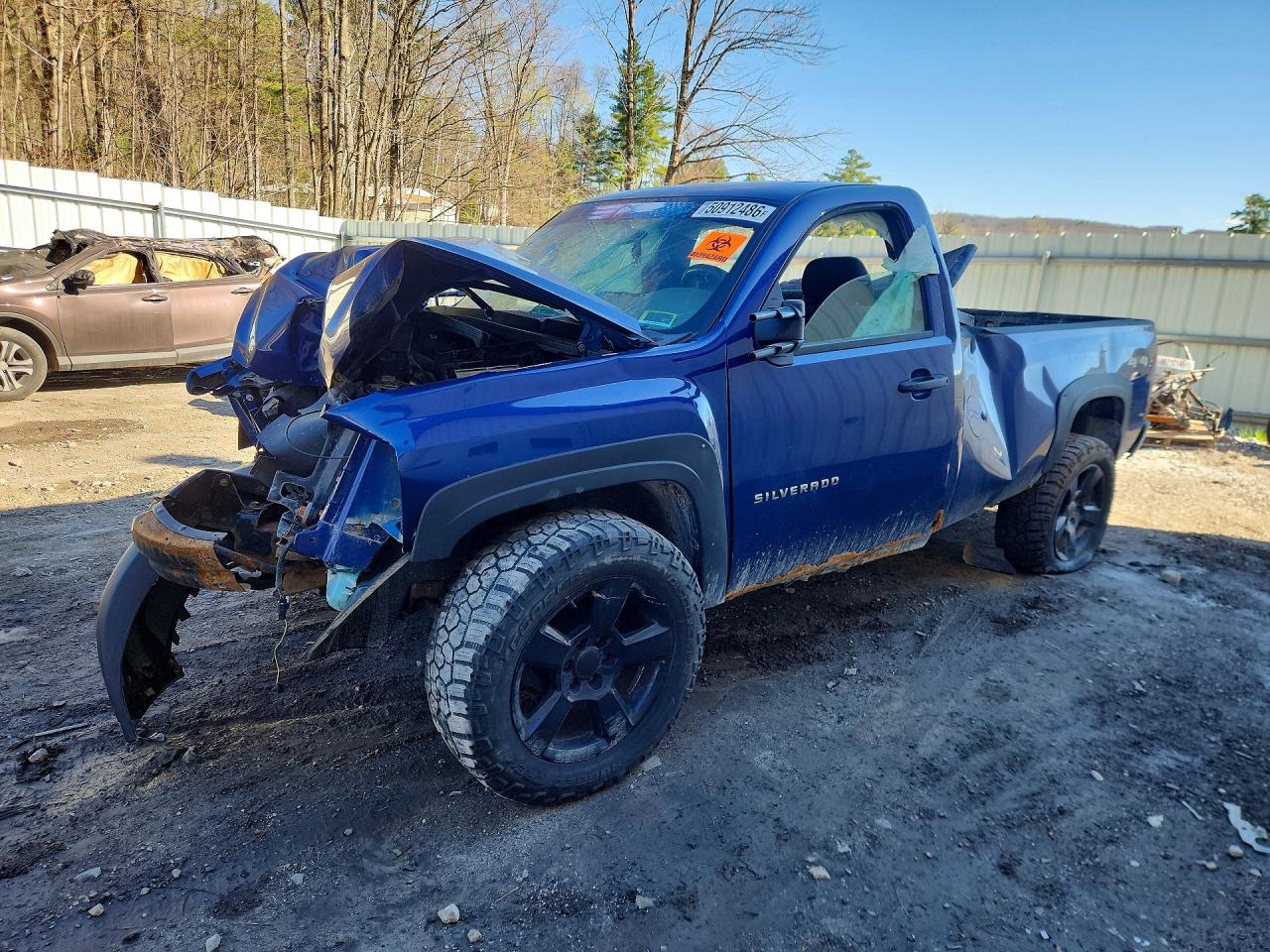 2013 Chevrolet Silverado K1500 Blue vin: 1GCNKPEA1DZ261536