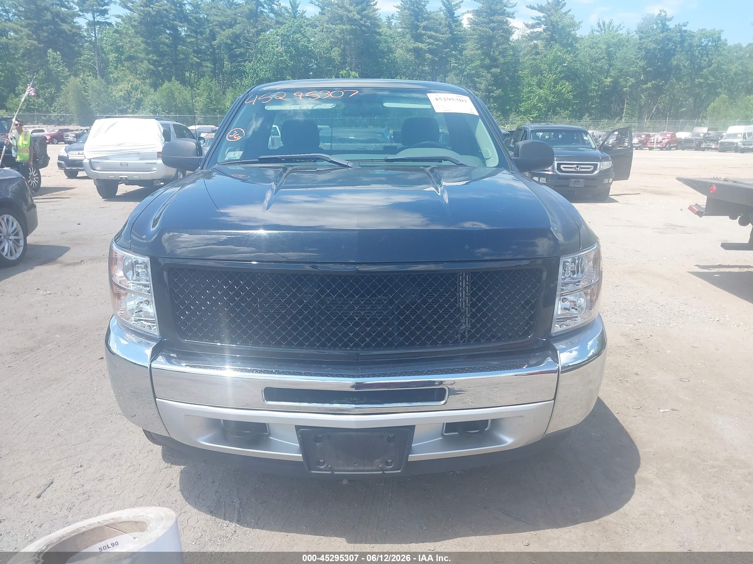 2013 Chevrolet Silverado 1500 Work Truck Black vin: 1GCNKPEA1DZ299557