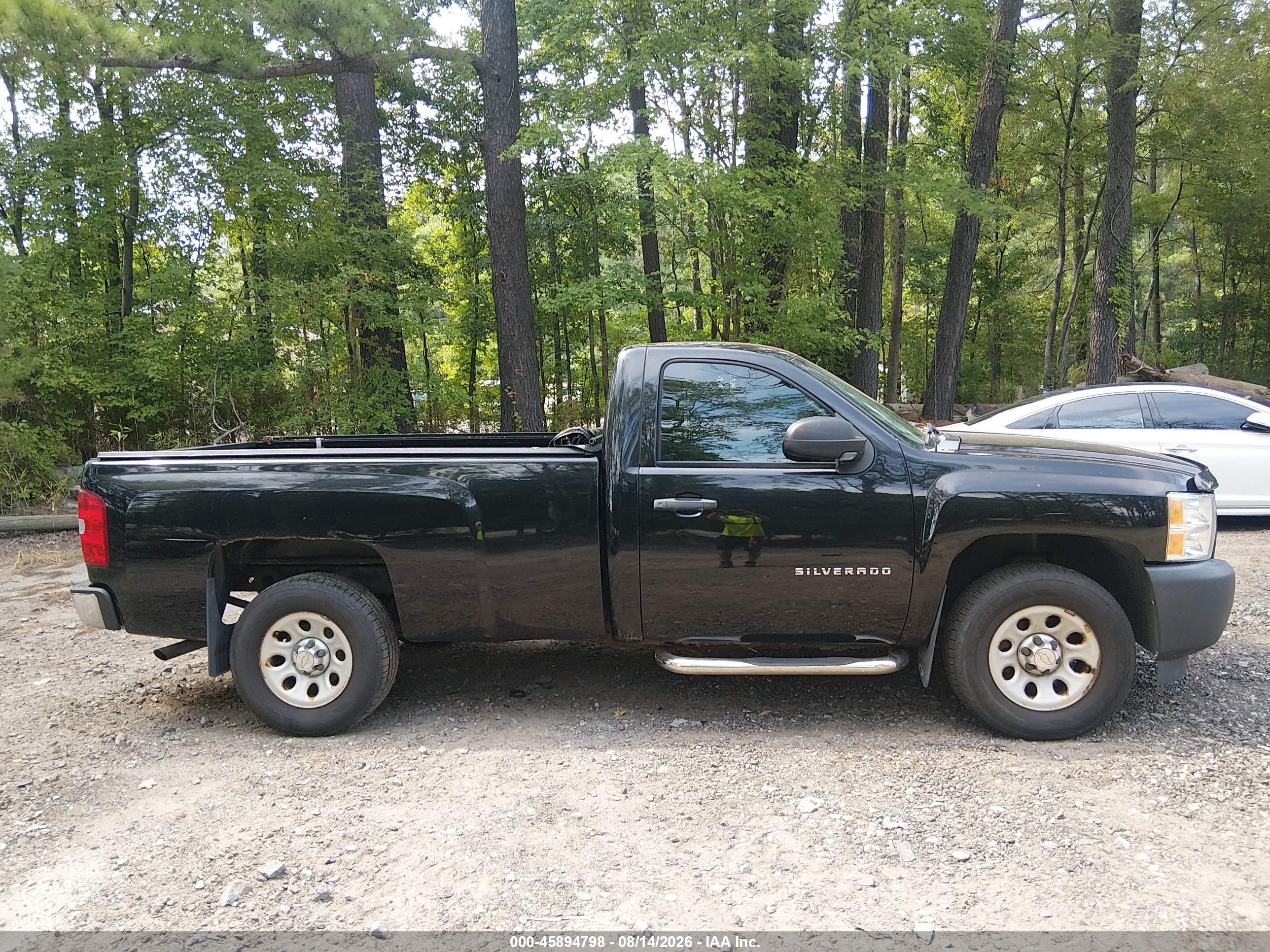 2013 Chevrolet Silverado 1500 Work Truck Black vin: 1GCNKPEA3DZ298474