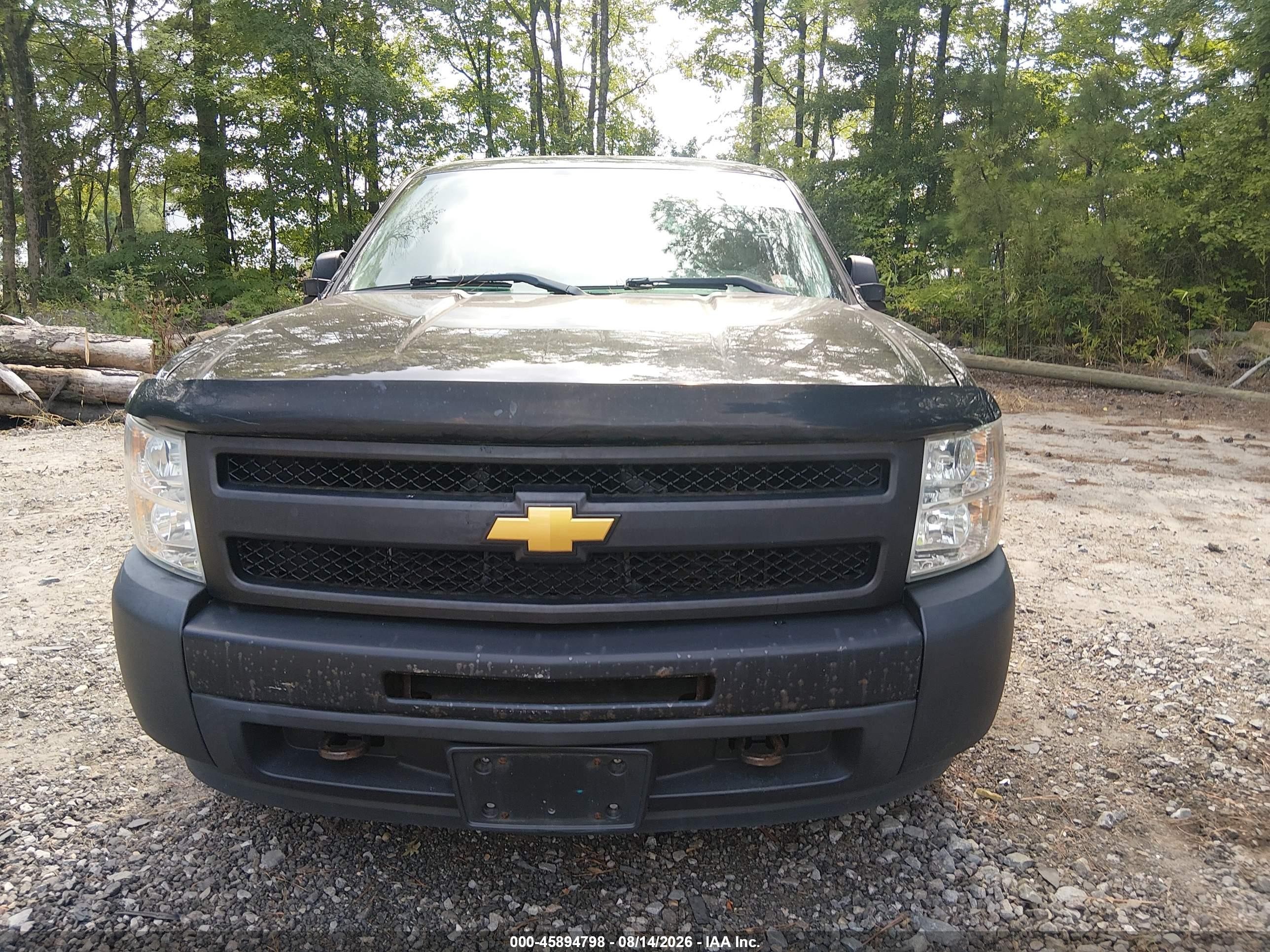 2013 Chevrolet Silverado 1500 Work Truck Black vin: 1GCNKPEA3DZ298474