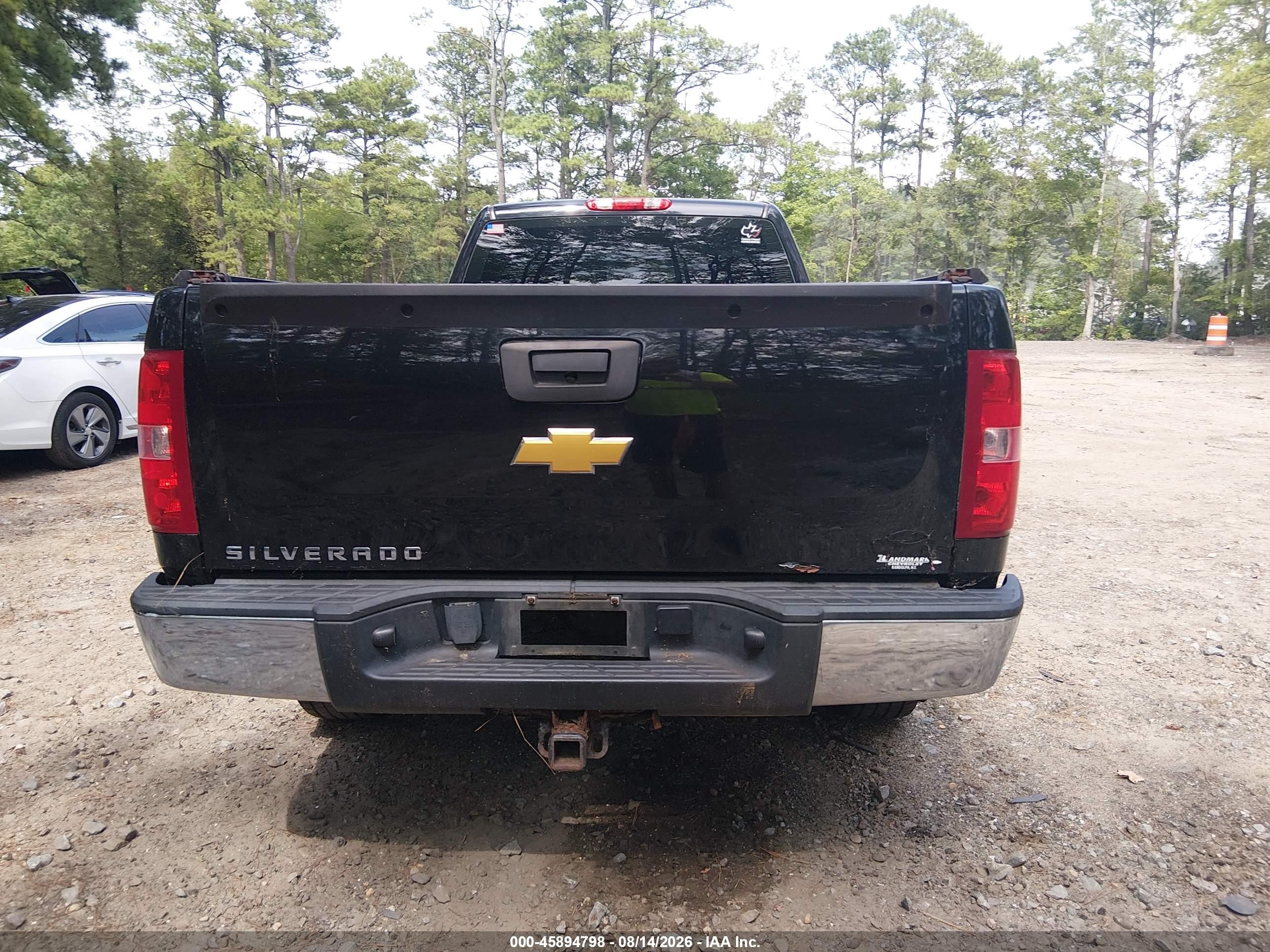 2013 Chevrolet Silverado 1500 Work Truck Black vin: 1GCNKPEA3DZ298474
