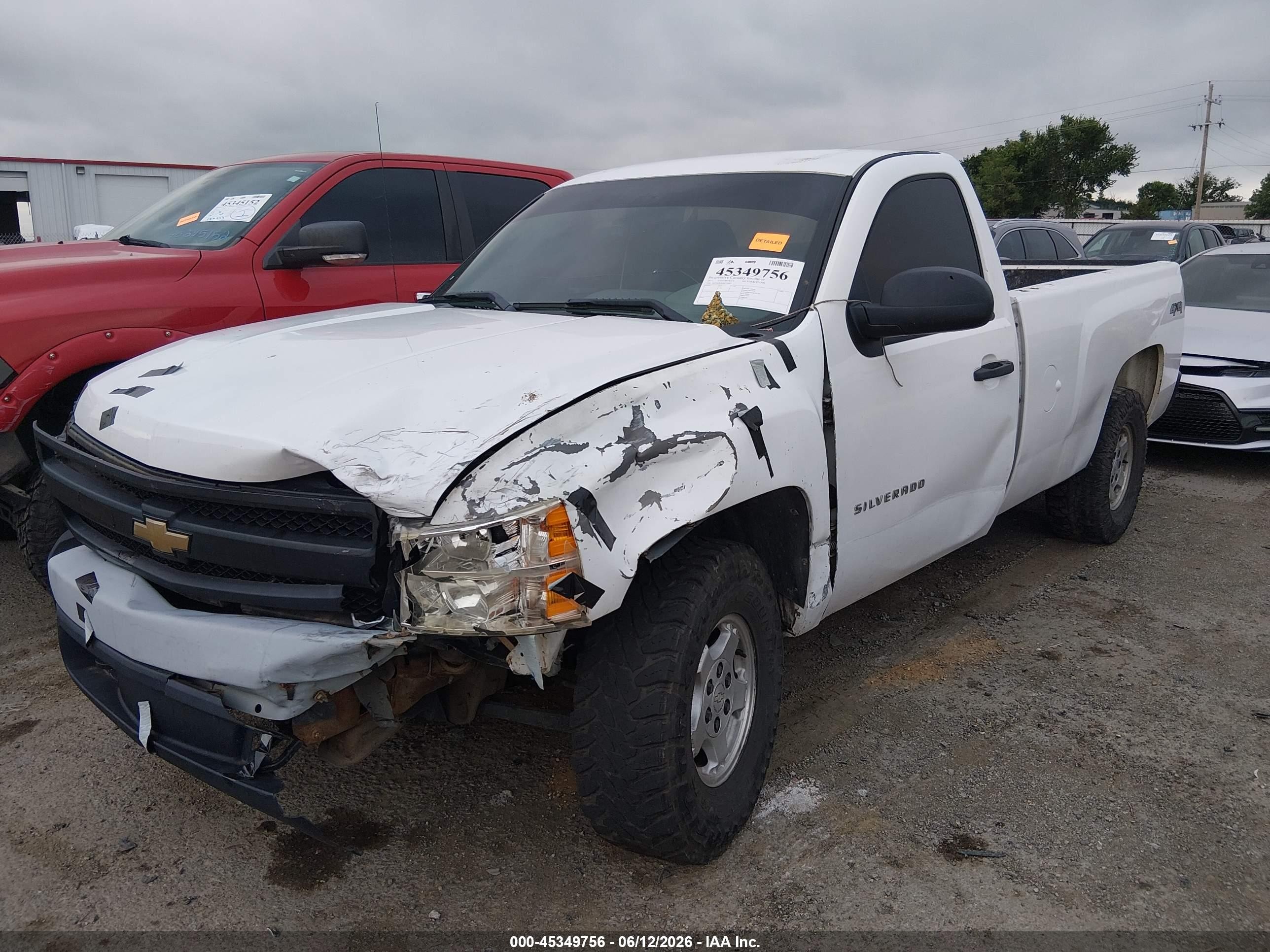 2011 Chevrolet Silverado 1500 Work Truck White vin: 1GCNKPEA4BZ230875