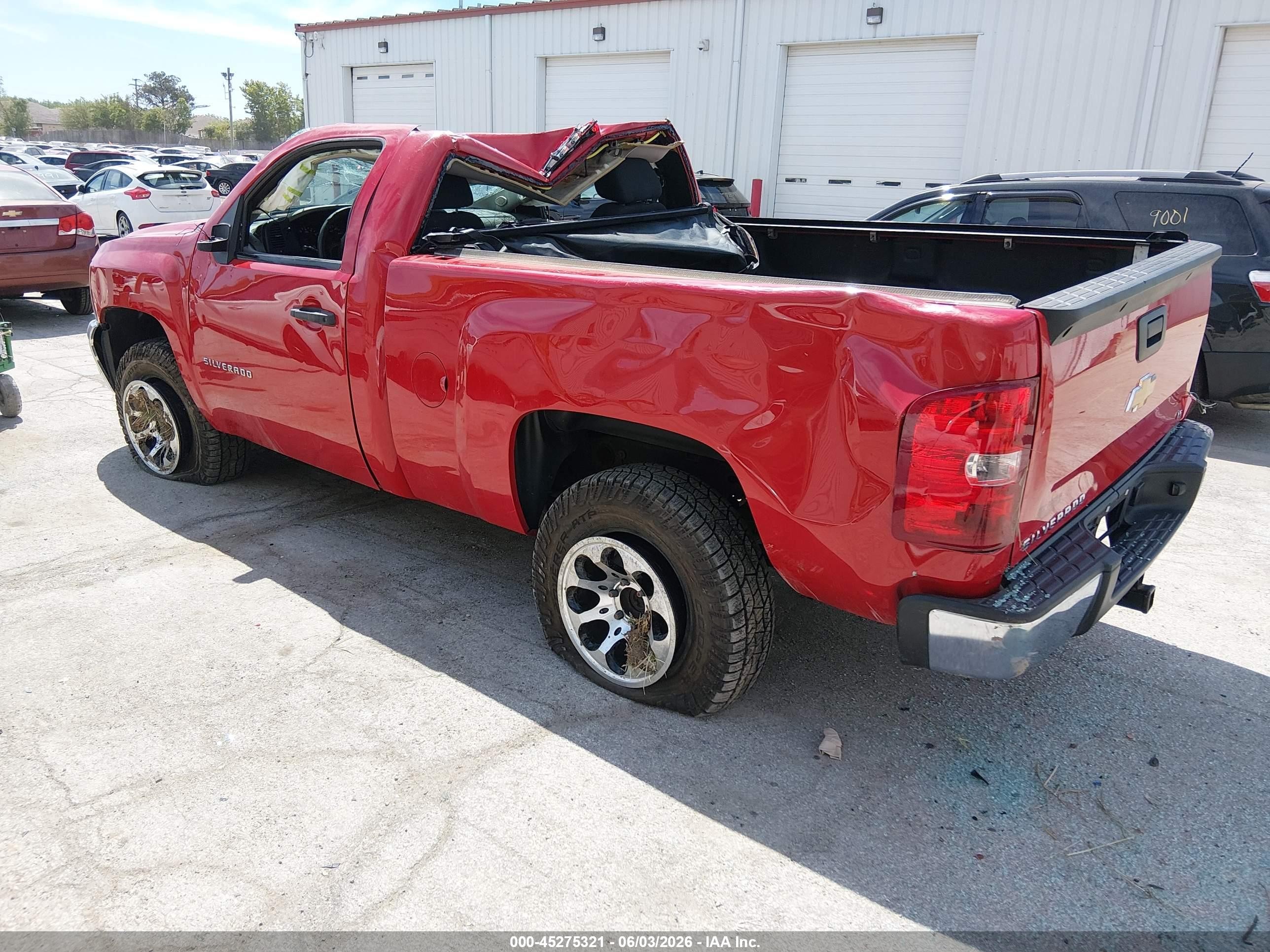 2013 Chevrolet Silverado 1500 Work Truck Red vin: 1GCNKPEA7DZ266191