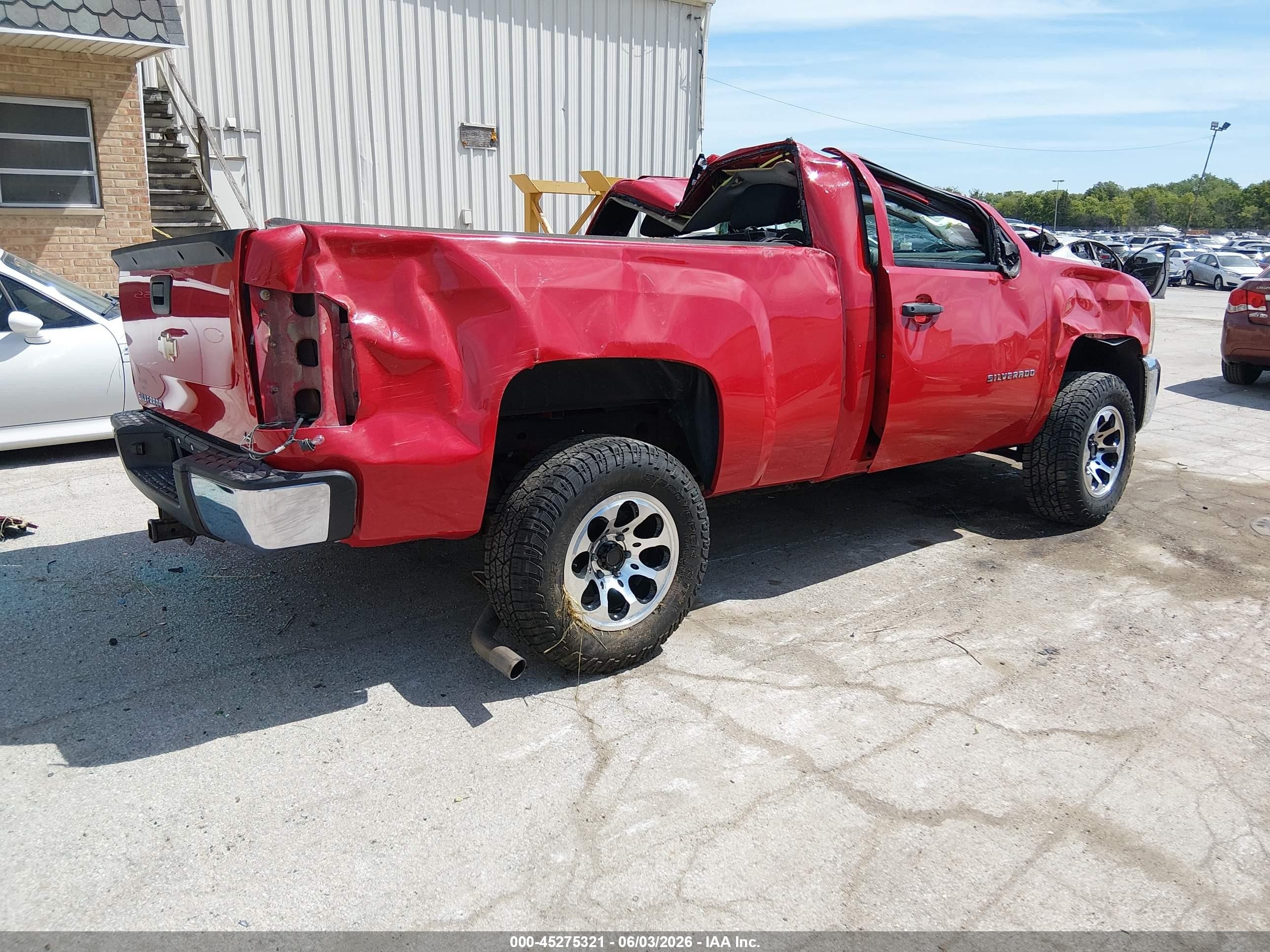 2013 Chevrolet Silverado 1500 Work Truck Red vin: 1GCNKPEA7DZ266191