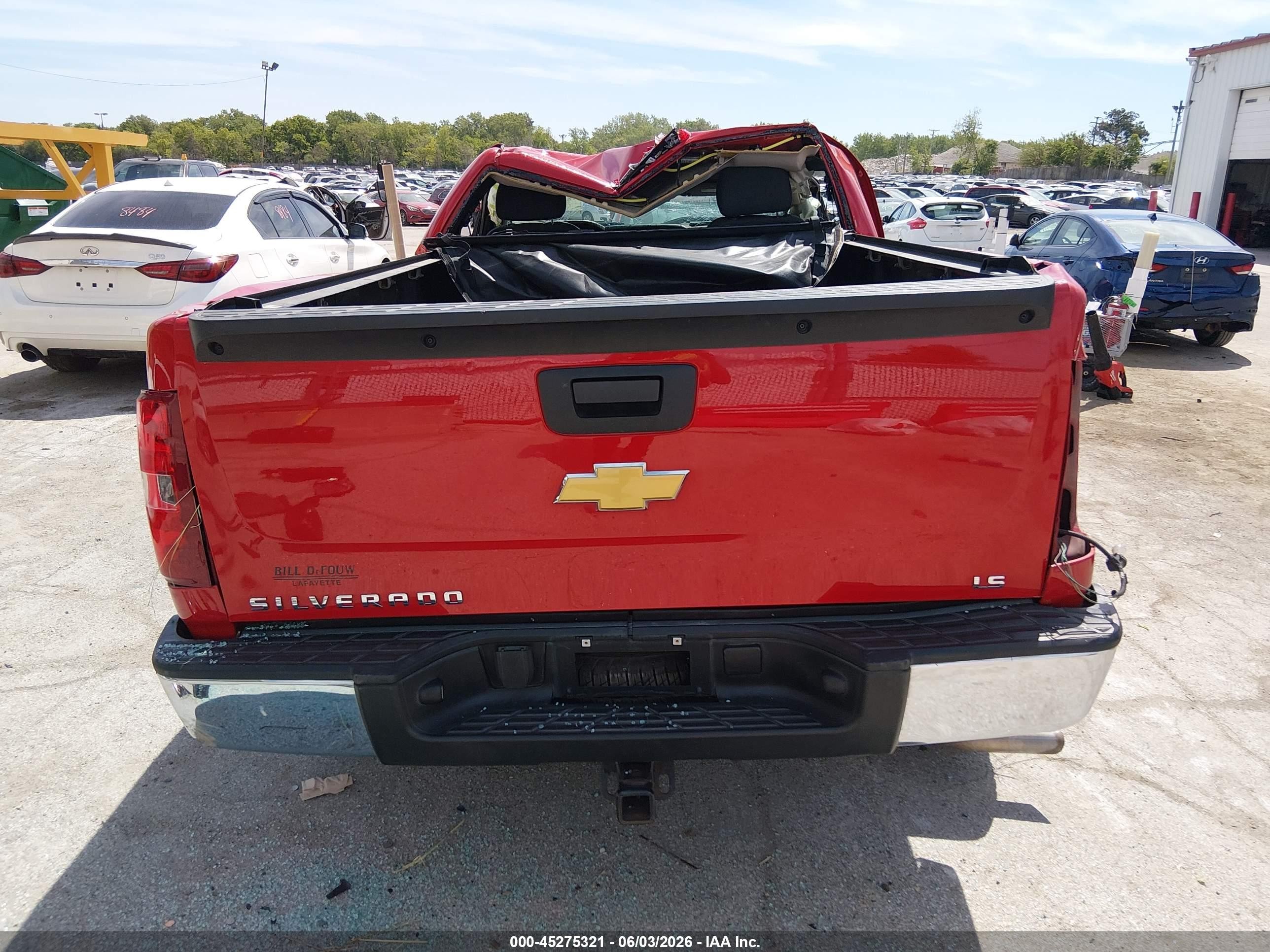 2013 Chevrolet Silverado 1500 Work Truck Red vin: 1GCNKPEA7DZ266191