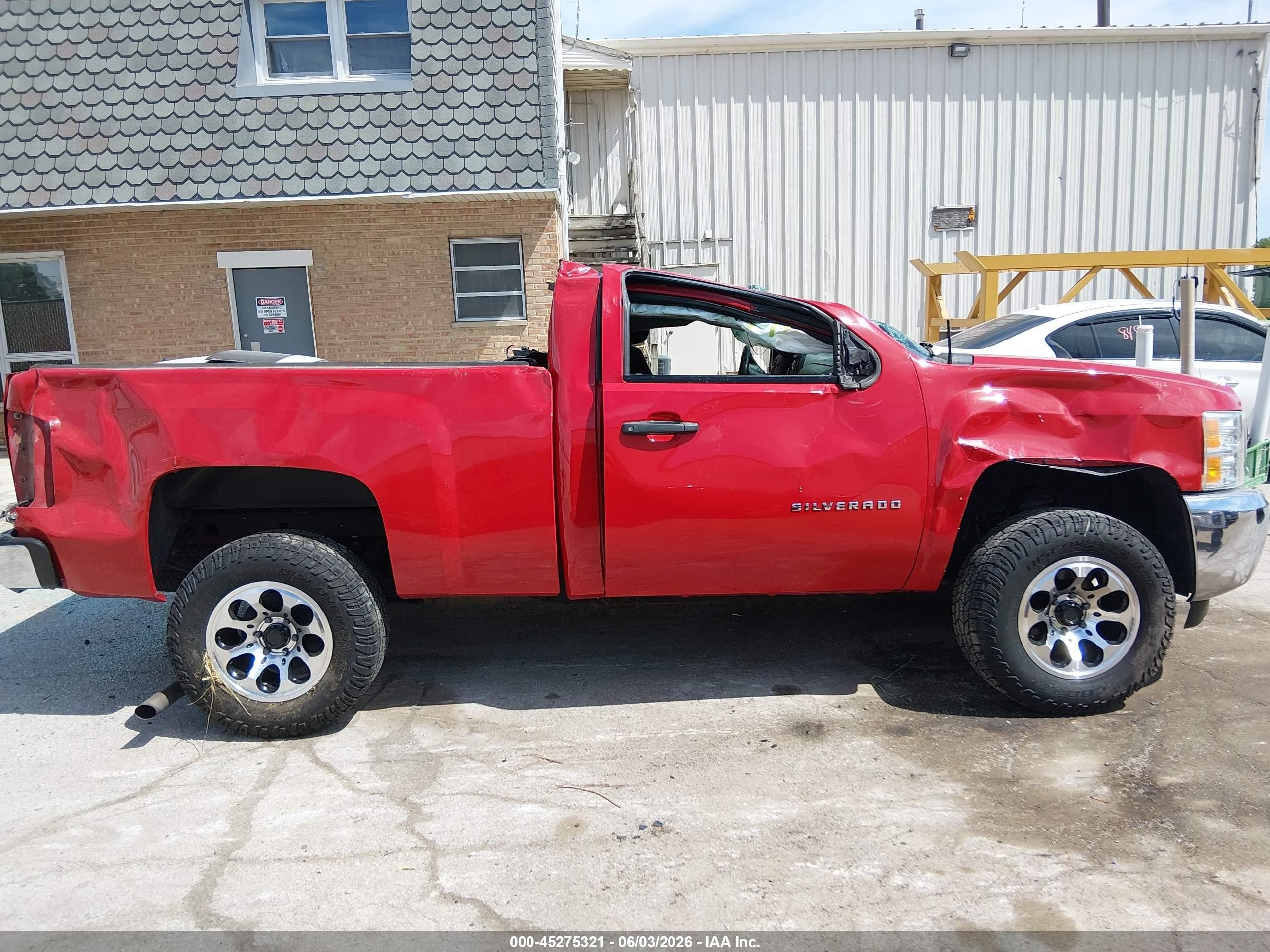 2013 Chevrolet Silverado 1500 Work Truck Red vin: 1GCNKPEA7DZ266191