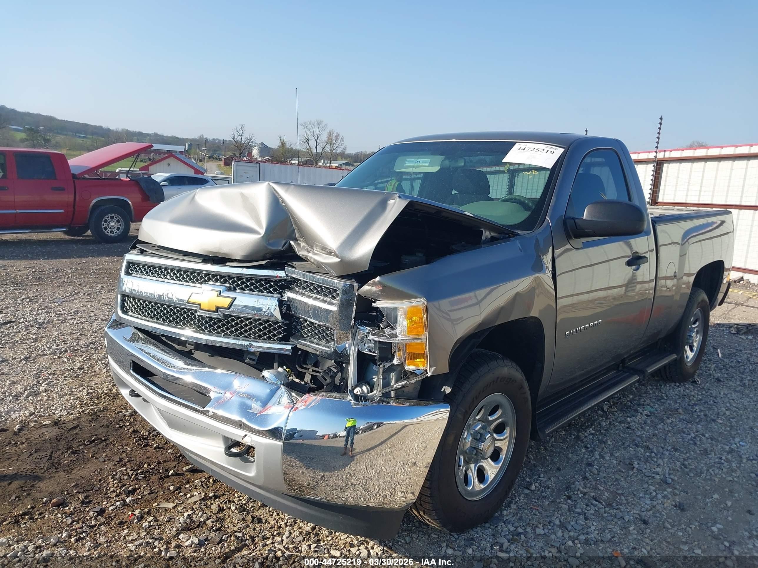 2013 Chevrolet Silverado 1500 Work Truck Серый vin: 1GCNKPEA7DZ314773