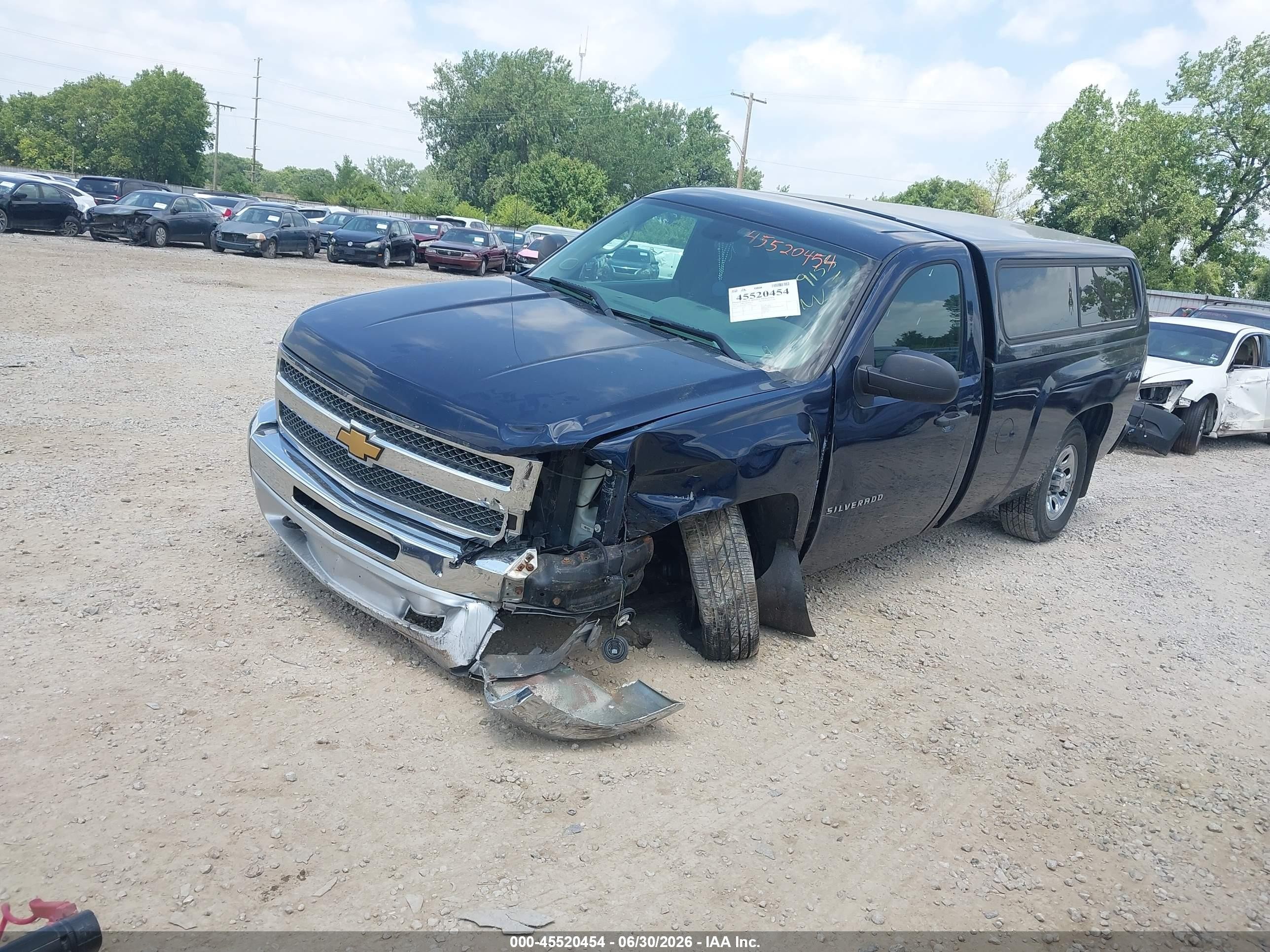 2012 Chevrolet Silverado 1500 Work Truck Blue vin: 1GCNKPEA8CZ179155