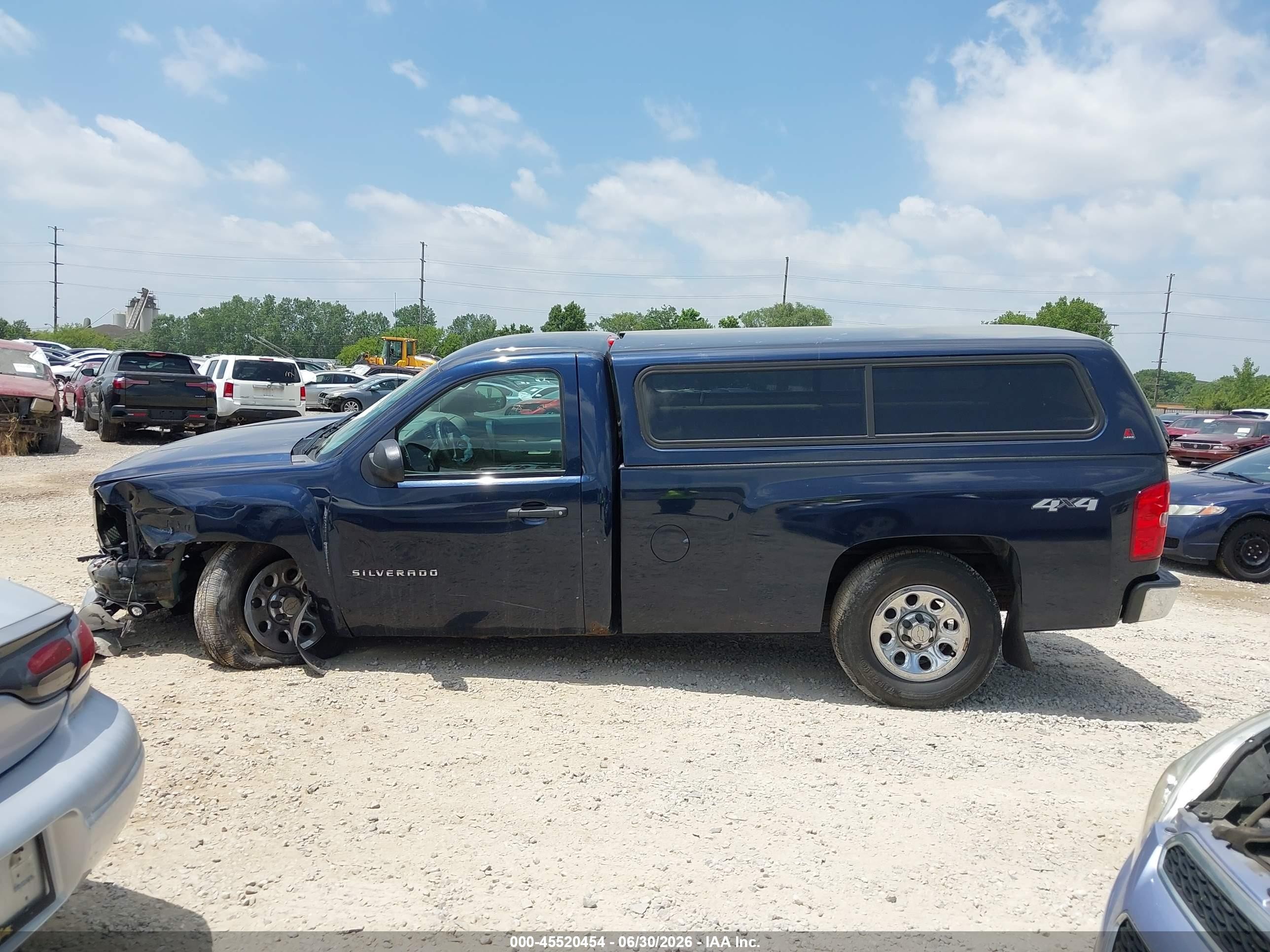 2012 Chevrolet Silverado 1500 Work Truck Blue vin: 1GCNKPEA8CZ179155