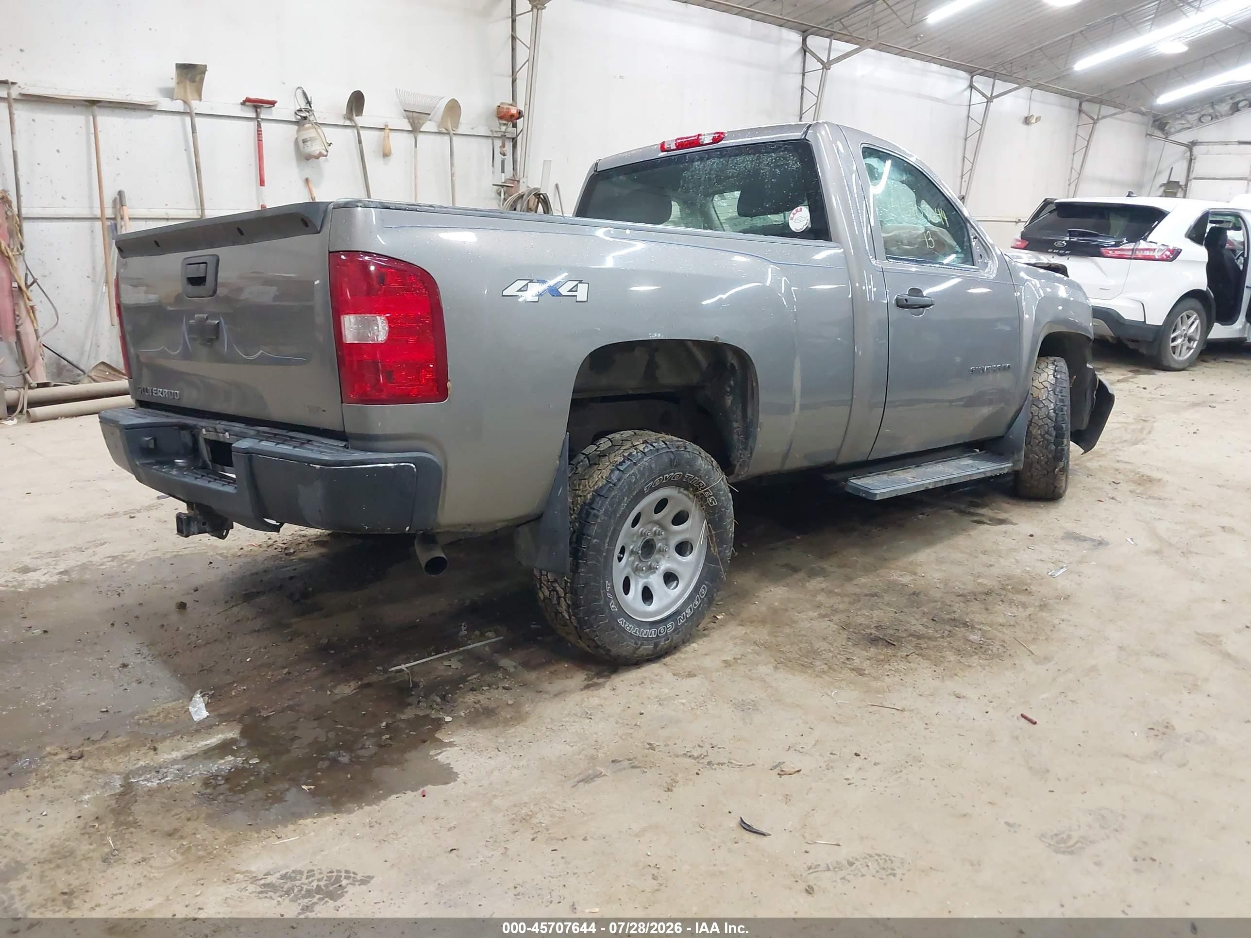 2013 Chevrolet Silverado 1500 Work Truck Gray vin: 1GCNKPEA8DZ330996