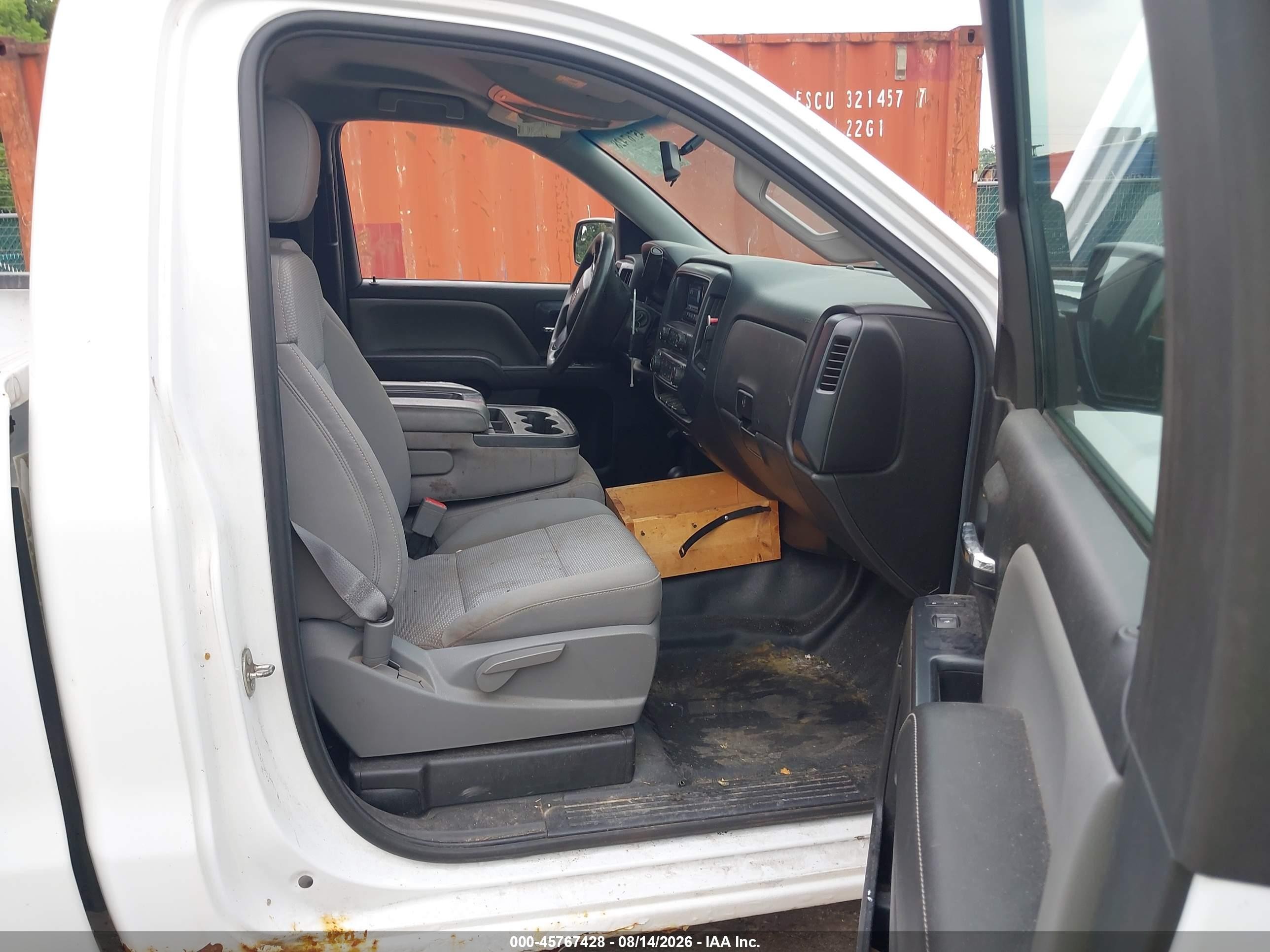 2015 Chevrolet Silverado 1500 Ls White vin: 1GCNKPEC1FZ156161