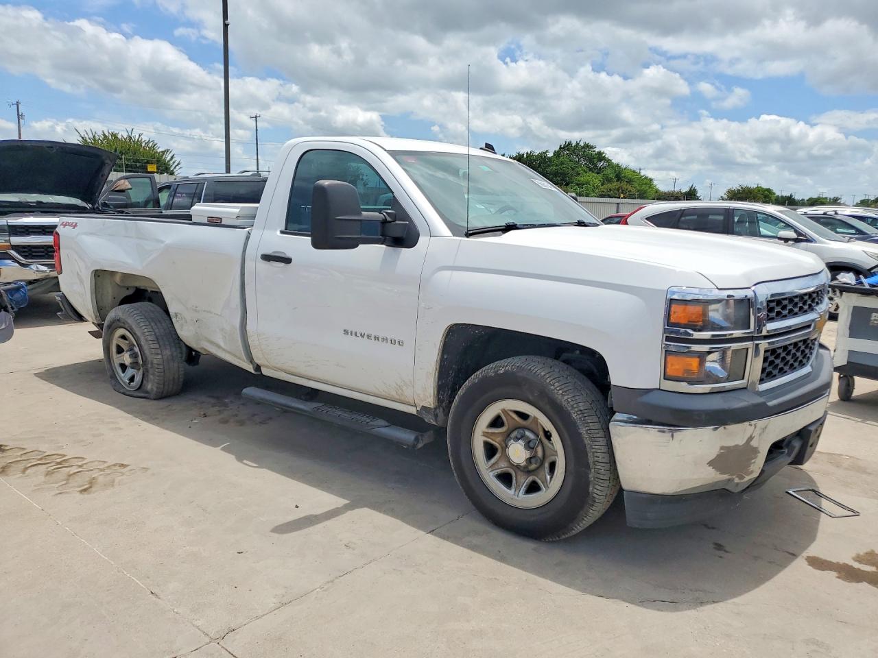 2014 Chevrolet Silverado K1500 White vin: 1GCNKPEC3EZ276865