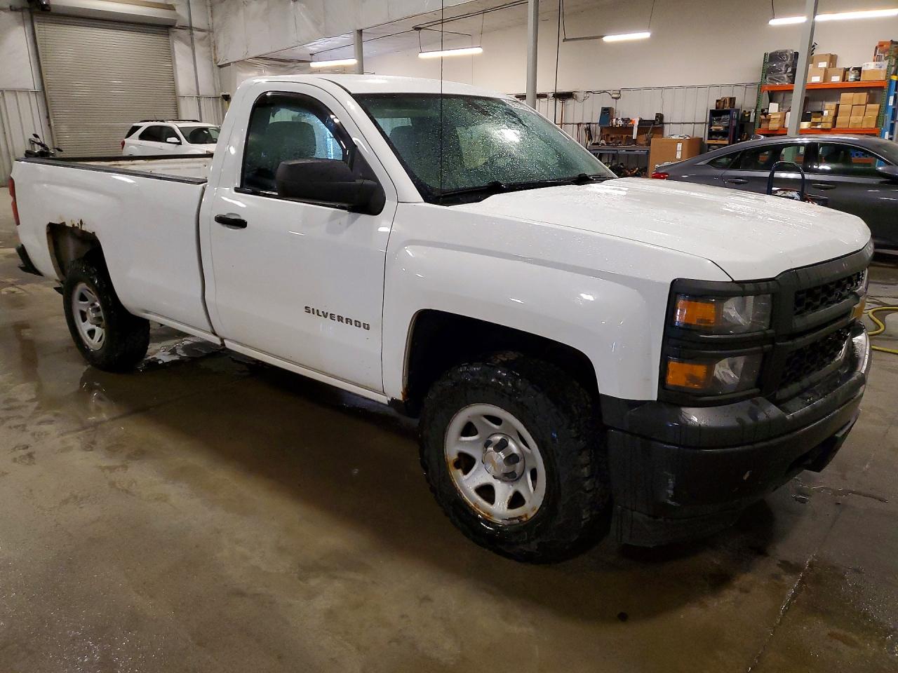 2015 Chevrolet Silverado K1500 White vin: 1GCNKPEC3FZ242720