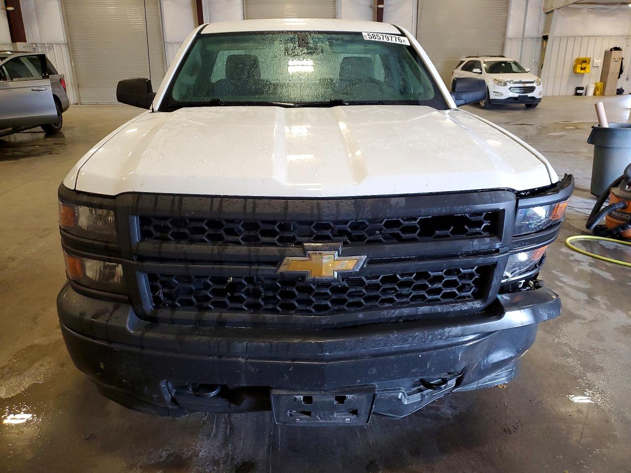 2015 Chevrolet Silverado K1500 White vin: 1GCNKPEC3FZ242720