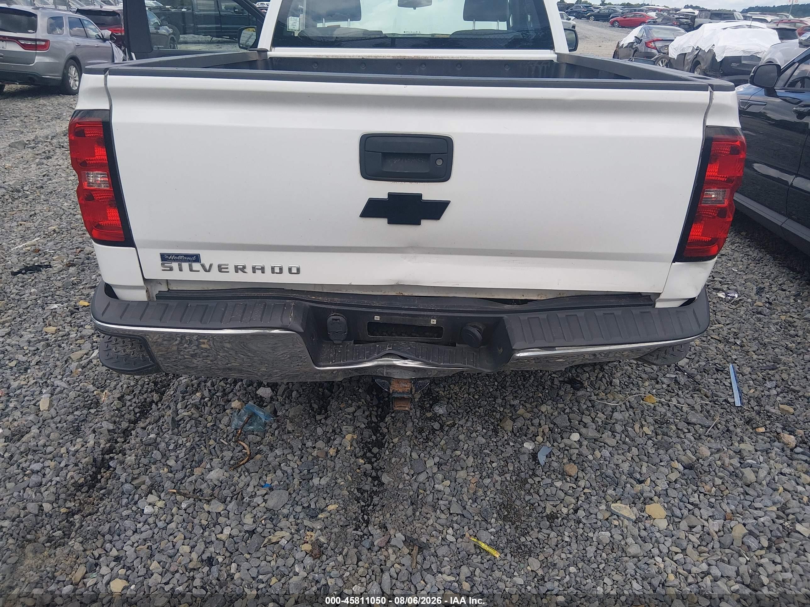 2014 Chevrolet Silverado 1500 Work Truck White vin: 1GCNKPEC5EZ282456