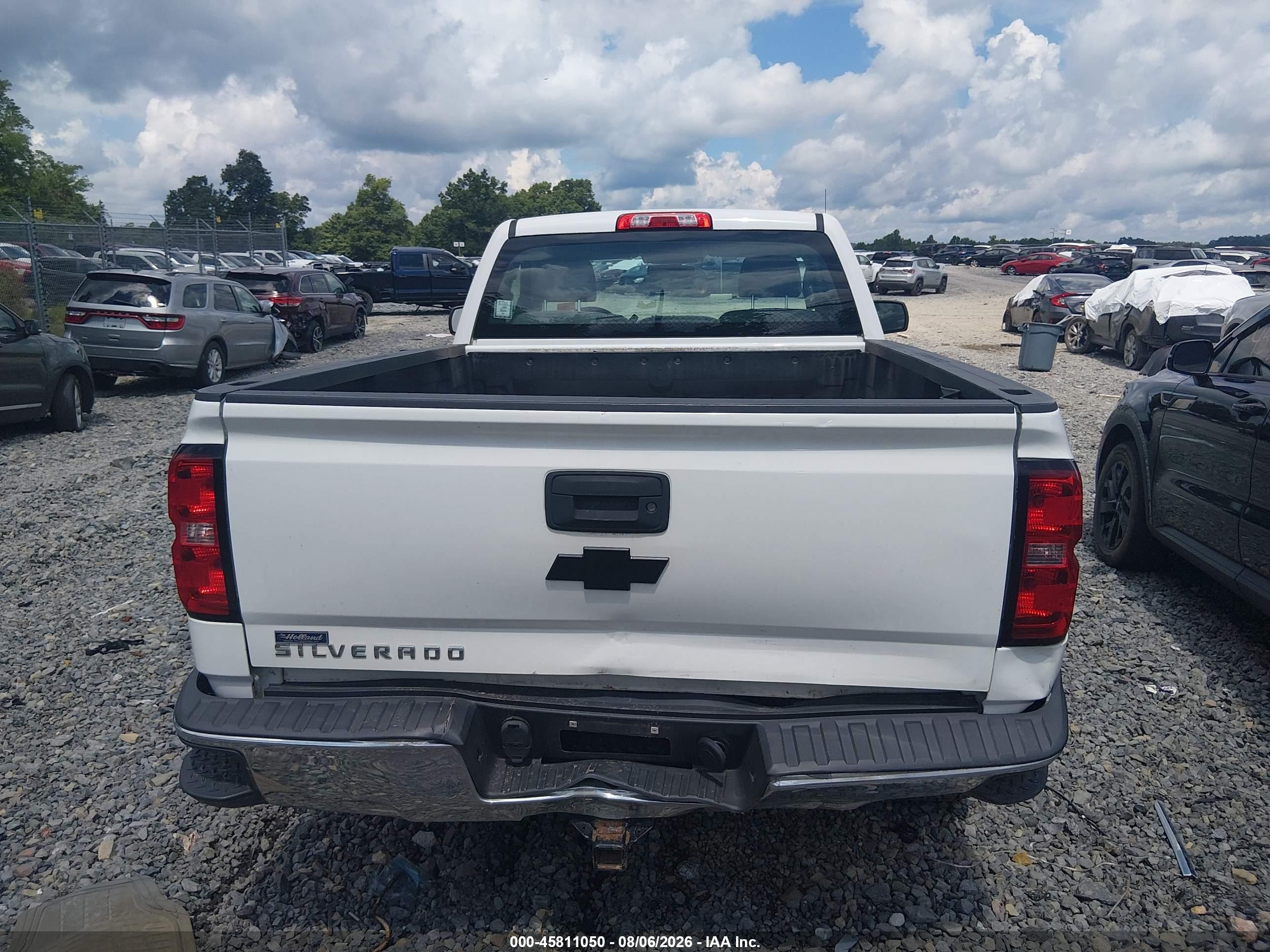 2014 Chevrolet Silverado 1500 Work Truck White vin: 1GCNKPEC5EZ282456