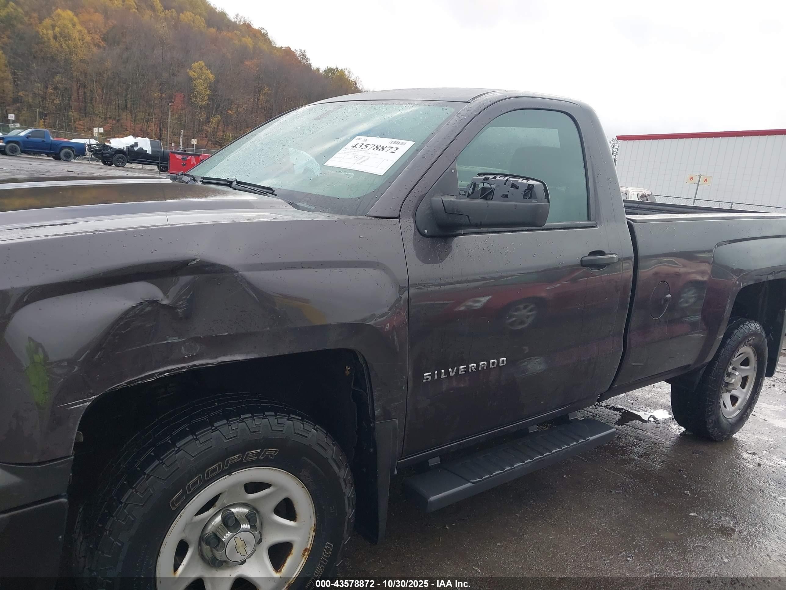 2015 Chevrolet Silverado 1500 Wt Черный vin: 1GCNKPEC6FZ180147
