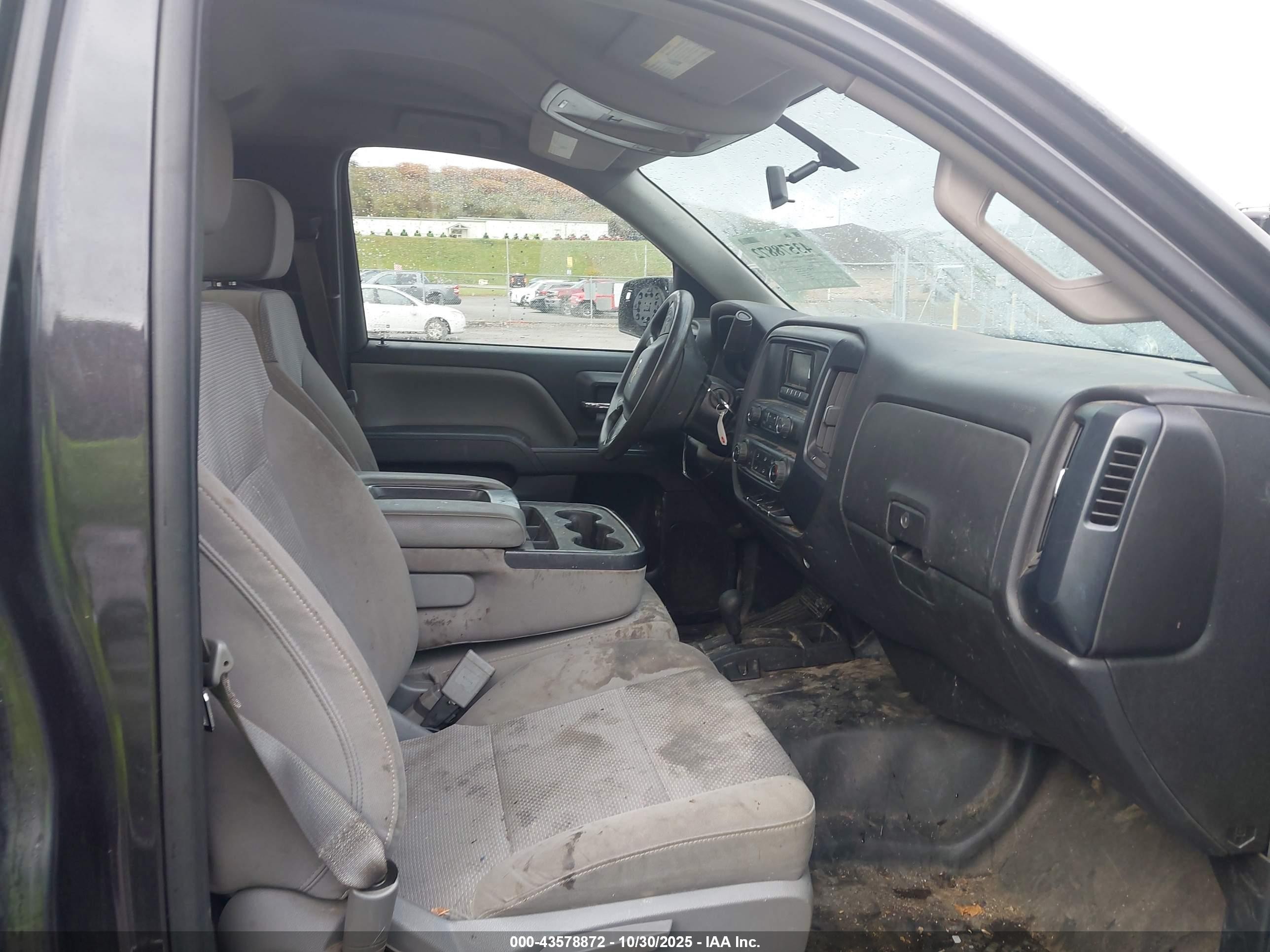 2015 Chevrolet Silverado 1500 Wt Черный vin: 1GCNKPEC6FZ180147