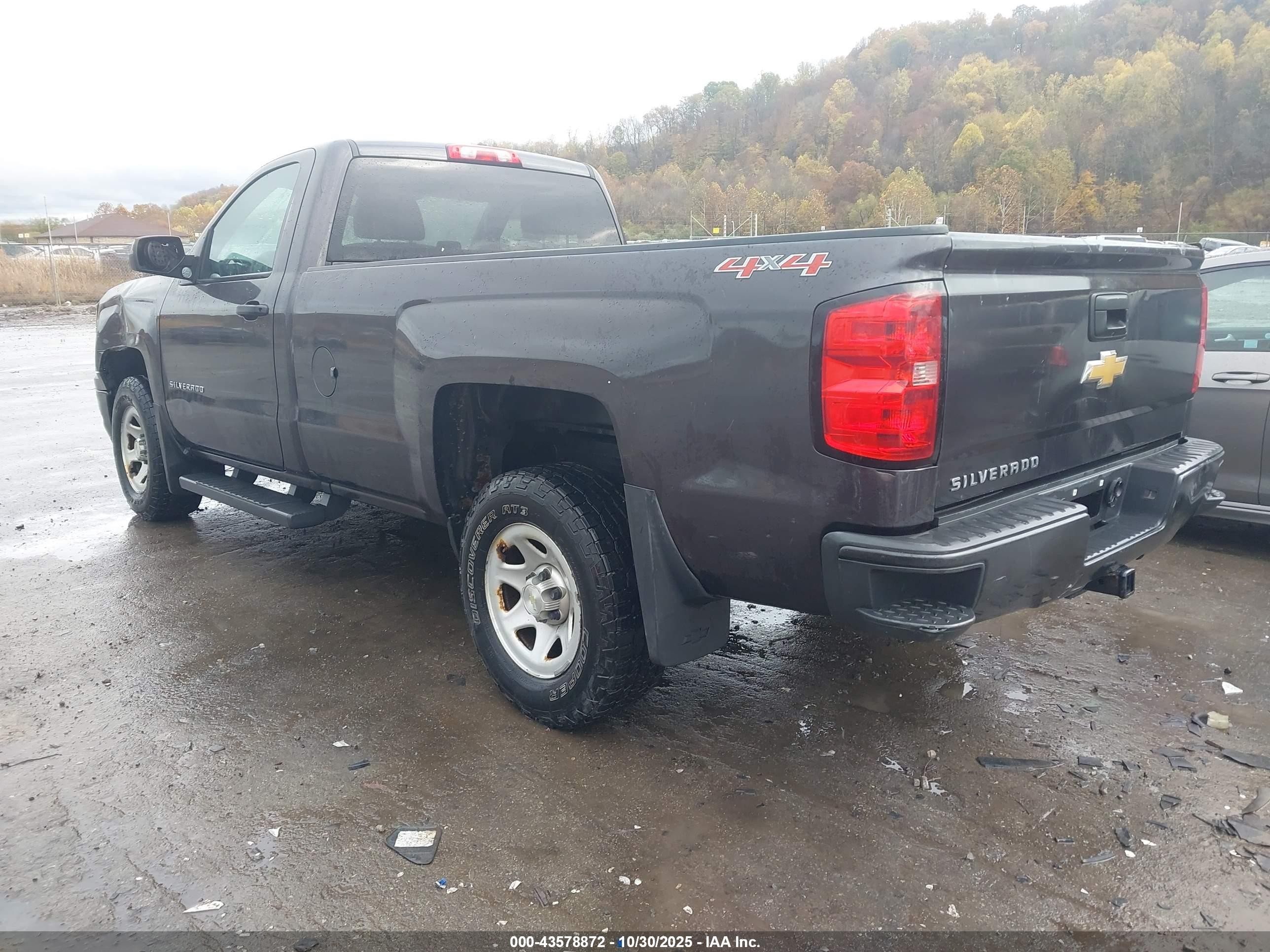 2015 Chevrolet Silverado 1500 Wt Черный vin: 1GCNKPEC6FZ180147