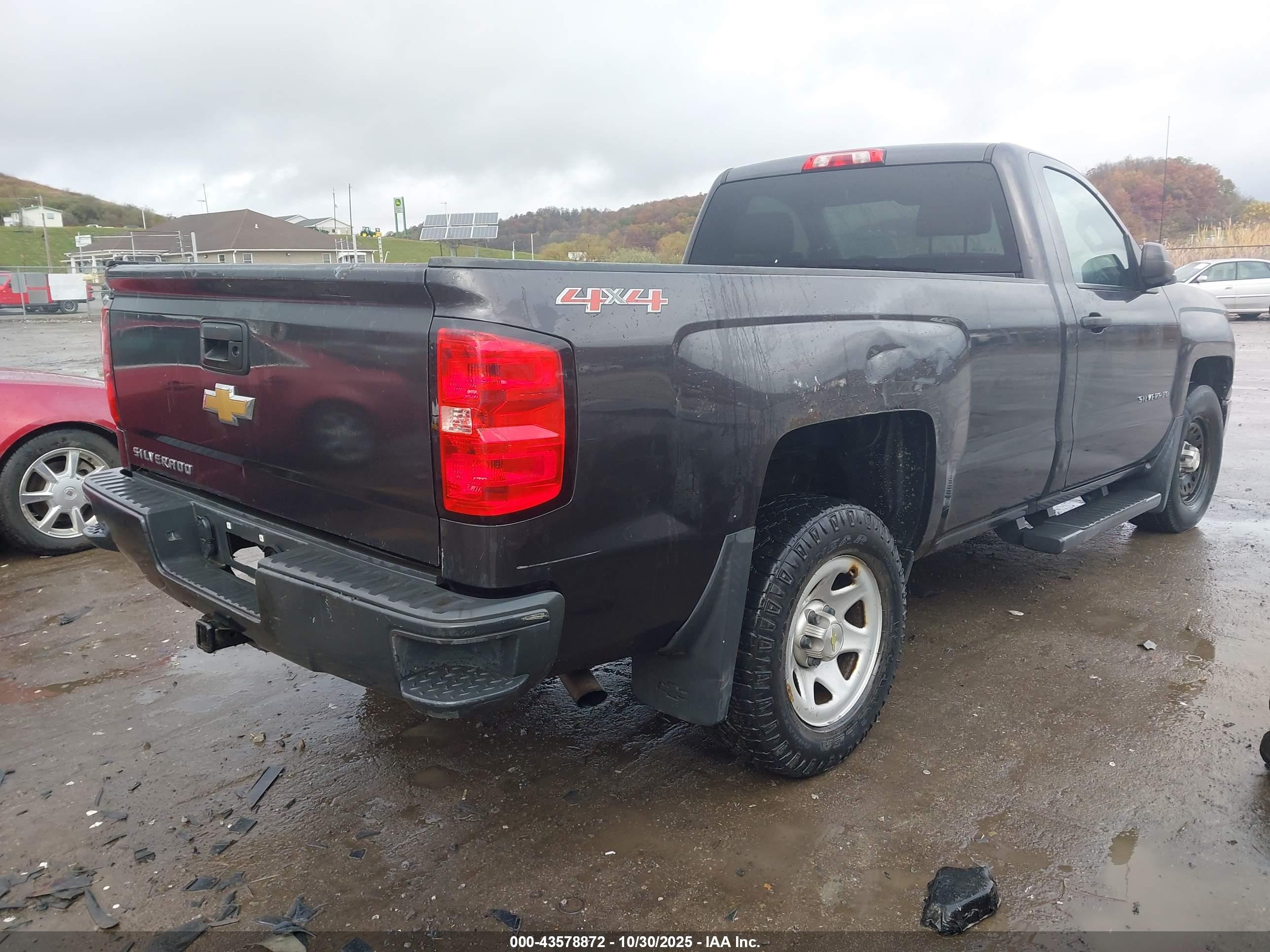 2015 Chevrolet Silverado 1500 Wt Черный vin: 1GCNKPEC6FZ180147
