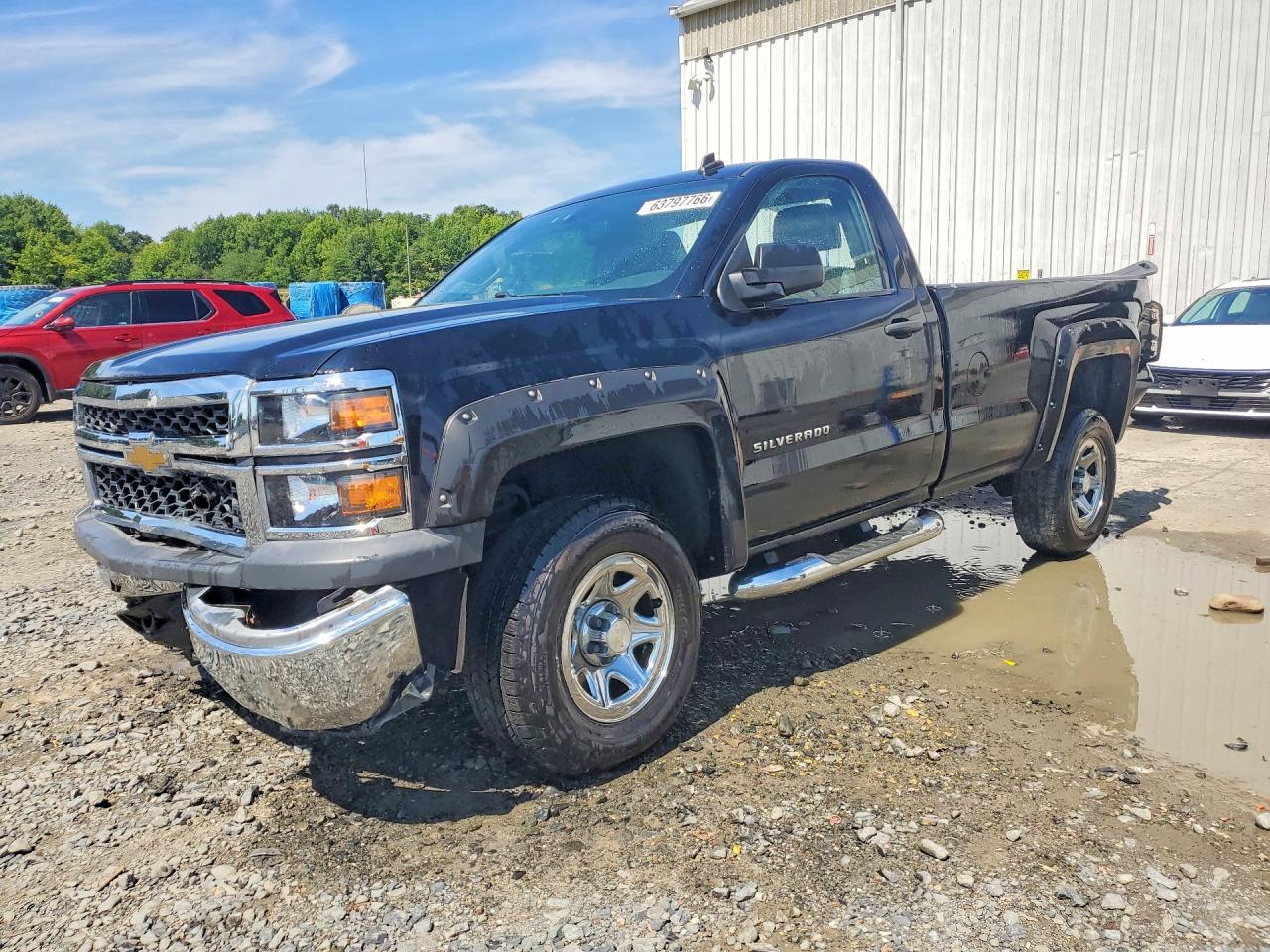 2014 Chevrolet Silverado K1500 Black vin: 1GCNKPEC7EZ388679