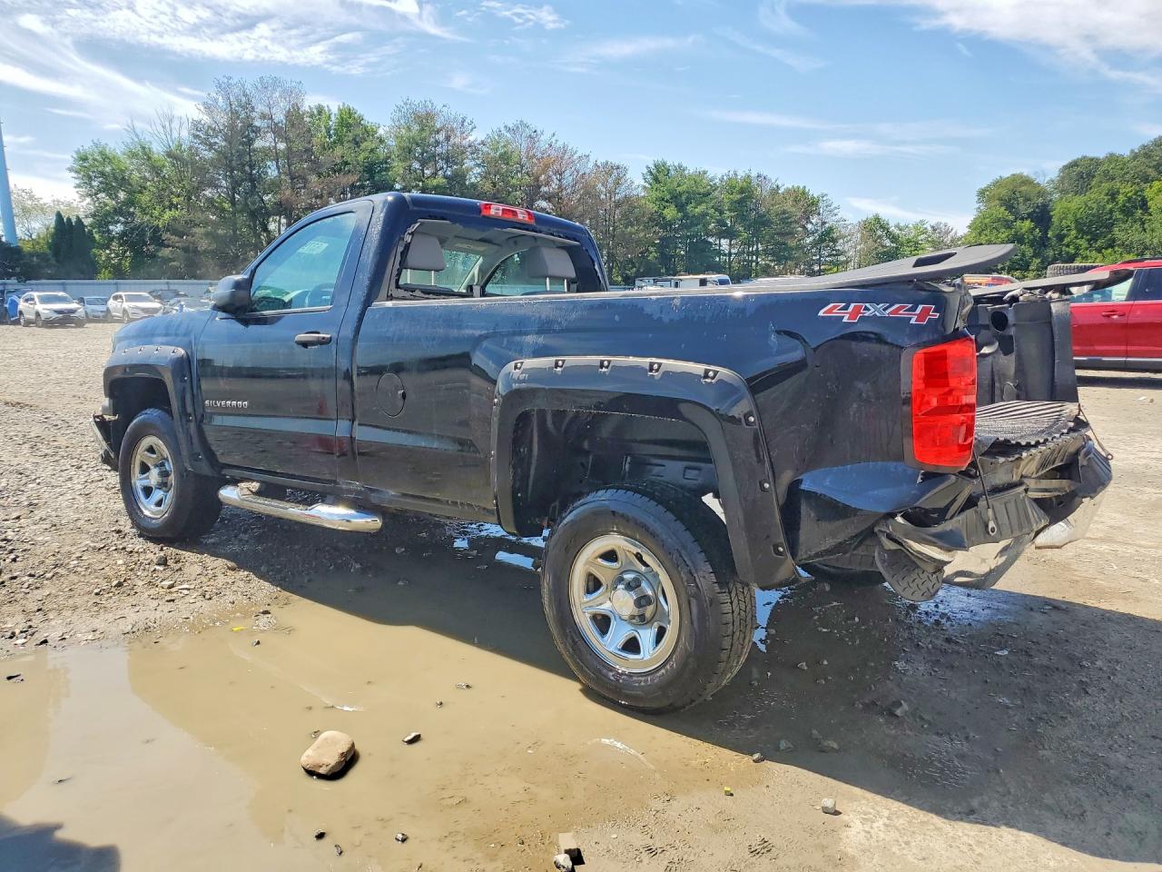 2014 Chevrolet Silverado K1500 Black vin: 1GCNKPEC7EZ388679