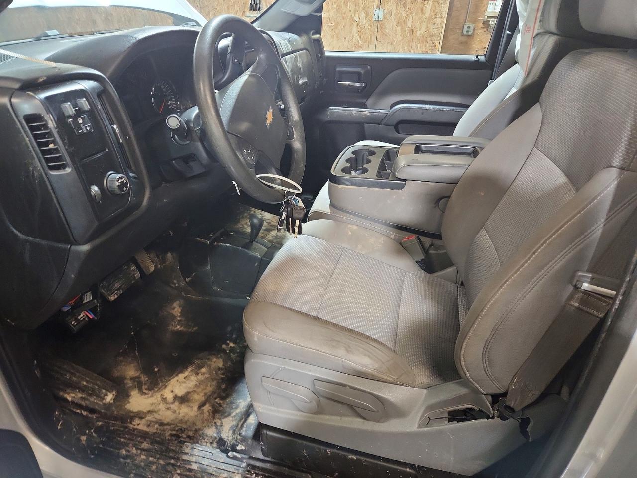 2015 Chevrolet Silverado K1500 Silver vin: 1GCNKPEC7FZ145732