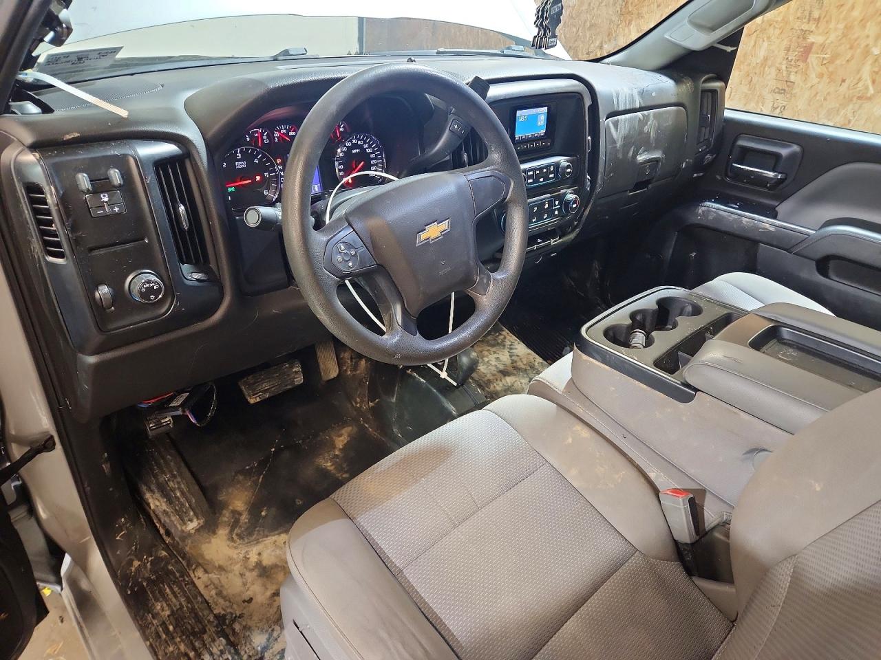 2015 Chevrolet Silverado K1500 Silver vin: 1GCNKPEC7FZ145732