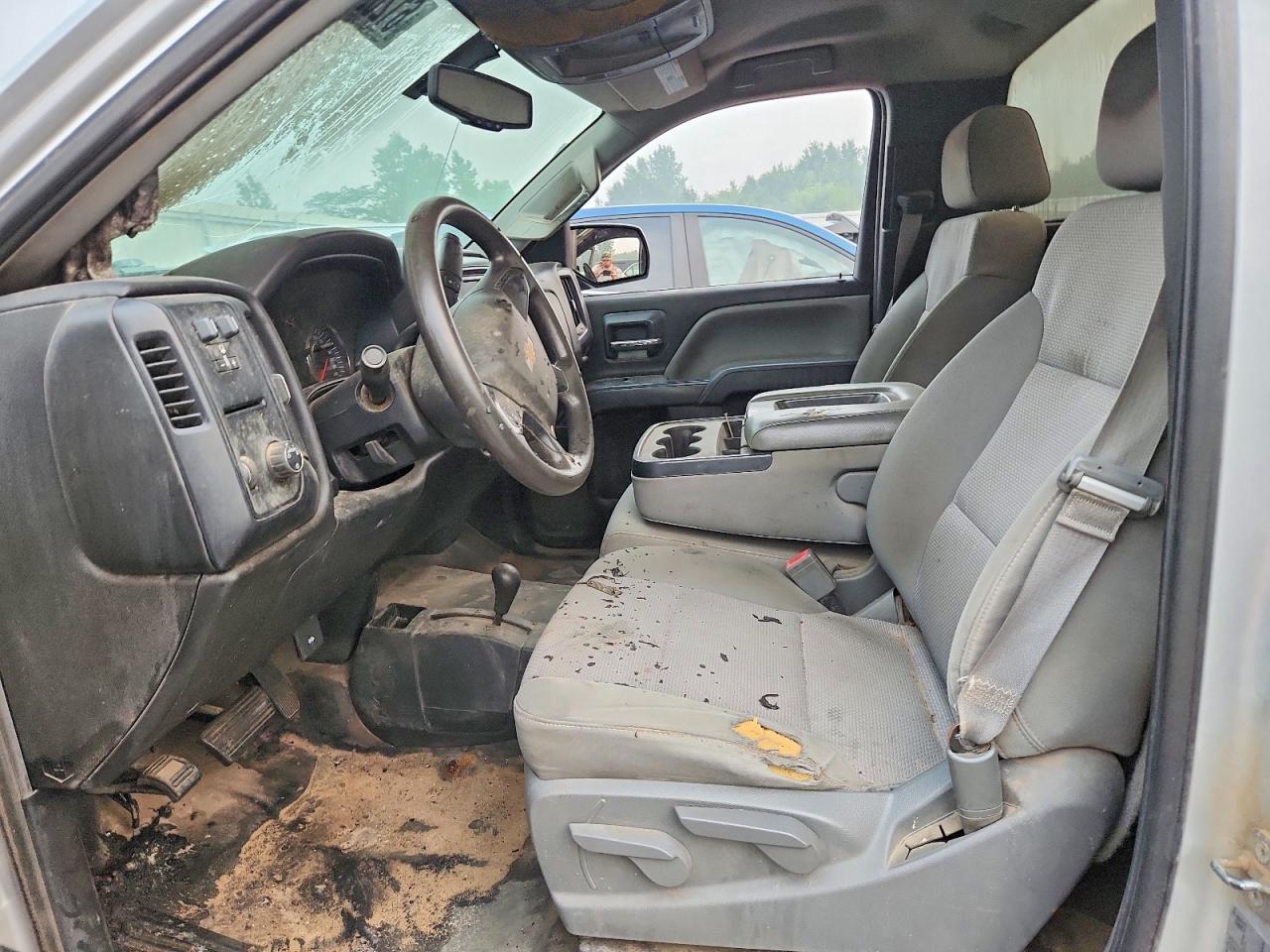 2015 Chevrolet Silverado K1500 Silver vin: 1GCNKPEC7FZ363363