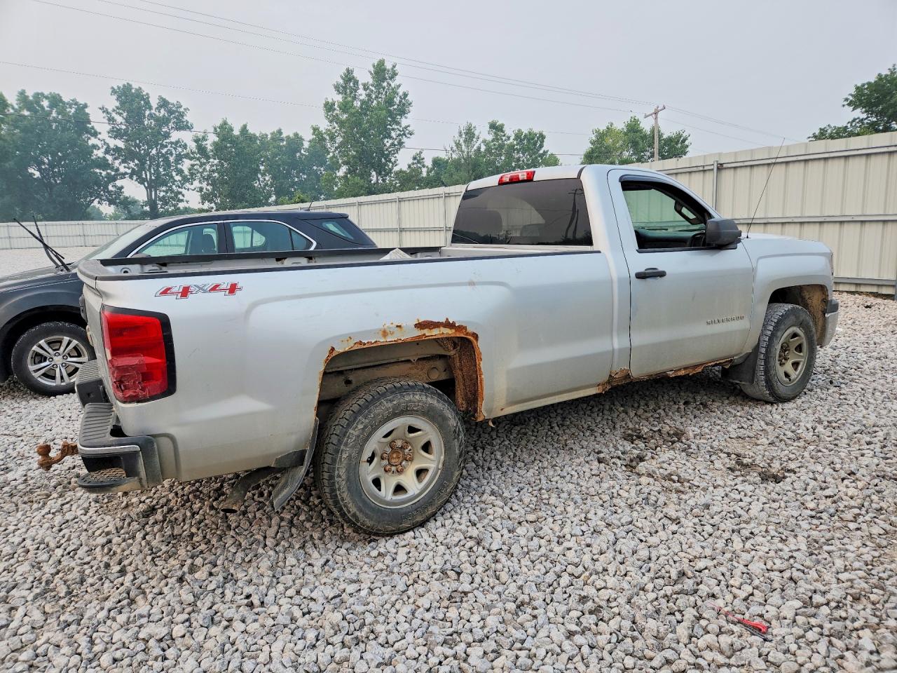 2015 Chevrolet Silverado K1500 Silver vin: 1GCNKPEC7FZ363363
