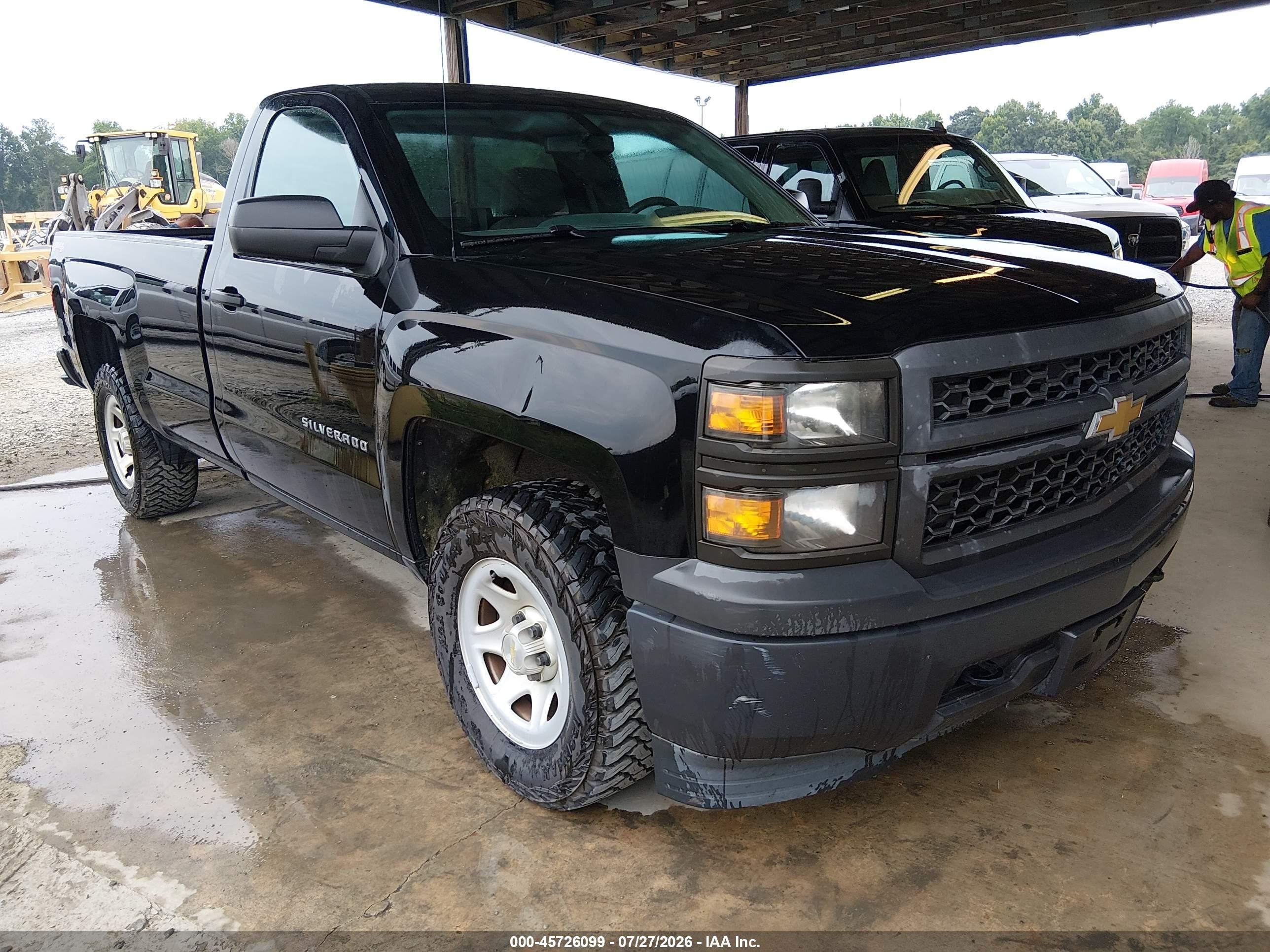 2015 Chevrolet Silverado 1500 Work Truck Черный vin: 1GCNKPEH1FZ368831