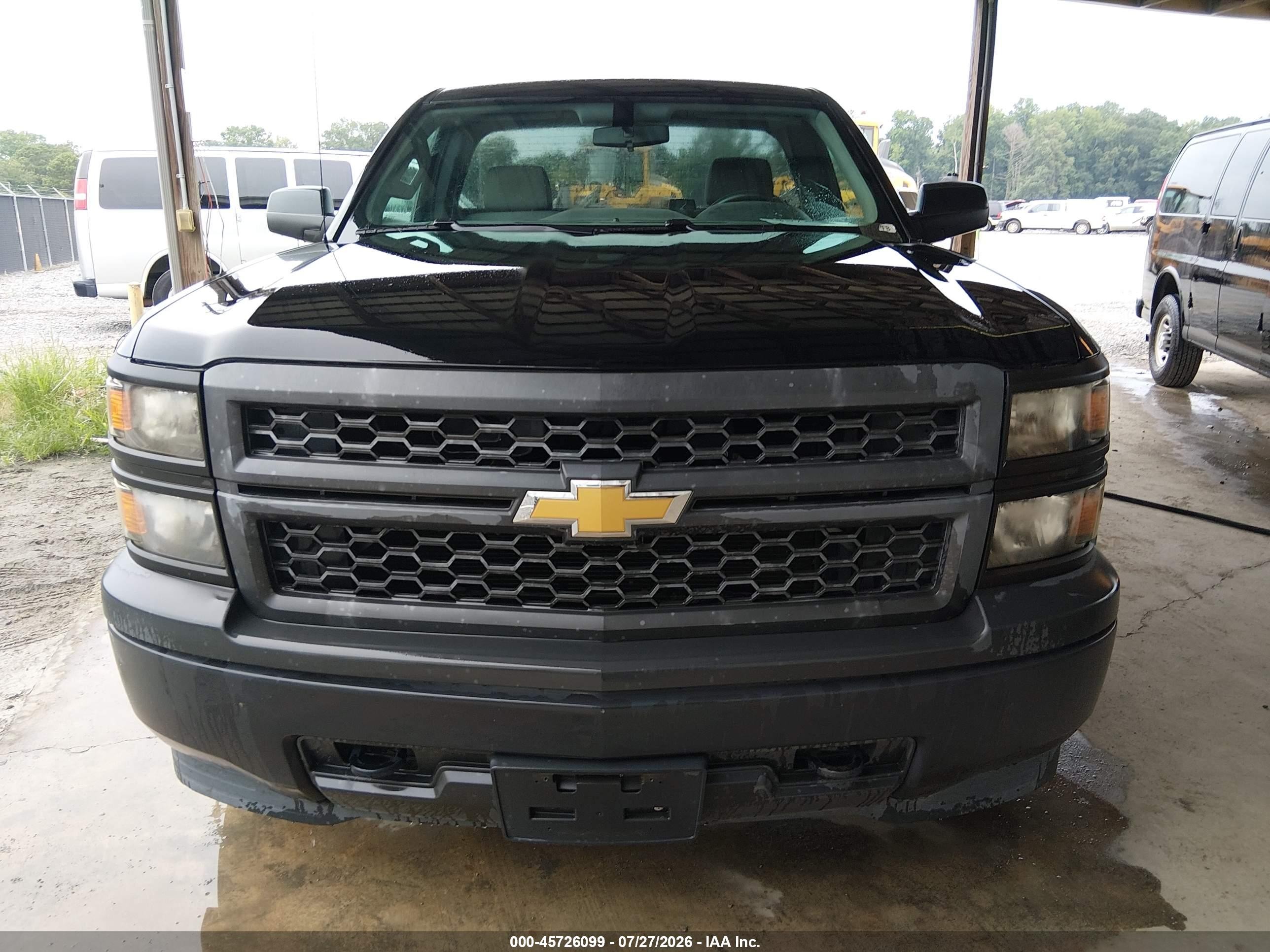 2015 Chevrolet Silverado 1500 Work Truck Черный vin: 1GCNKPEH1FZ368831