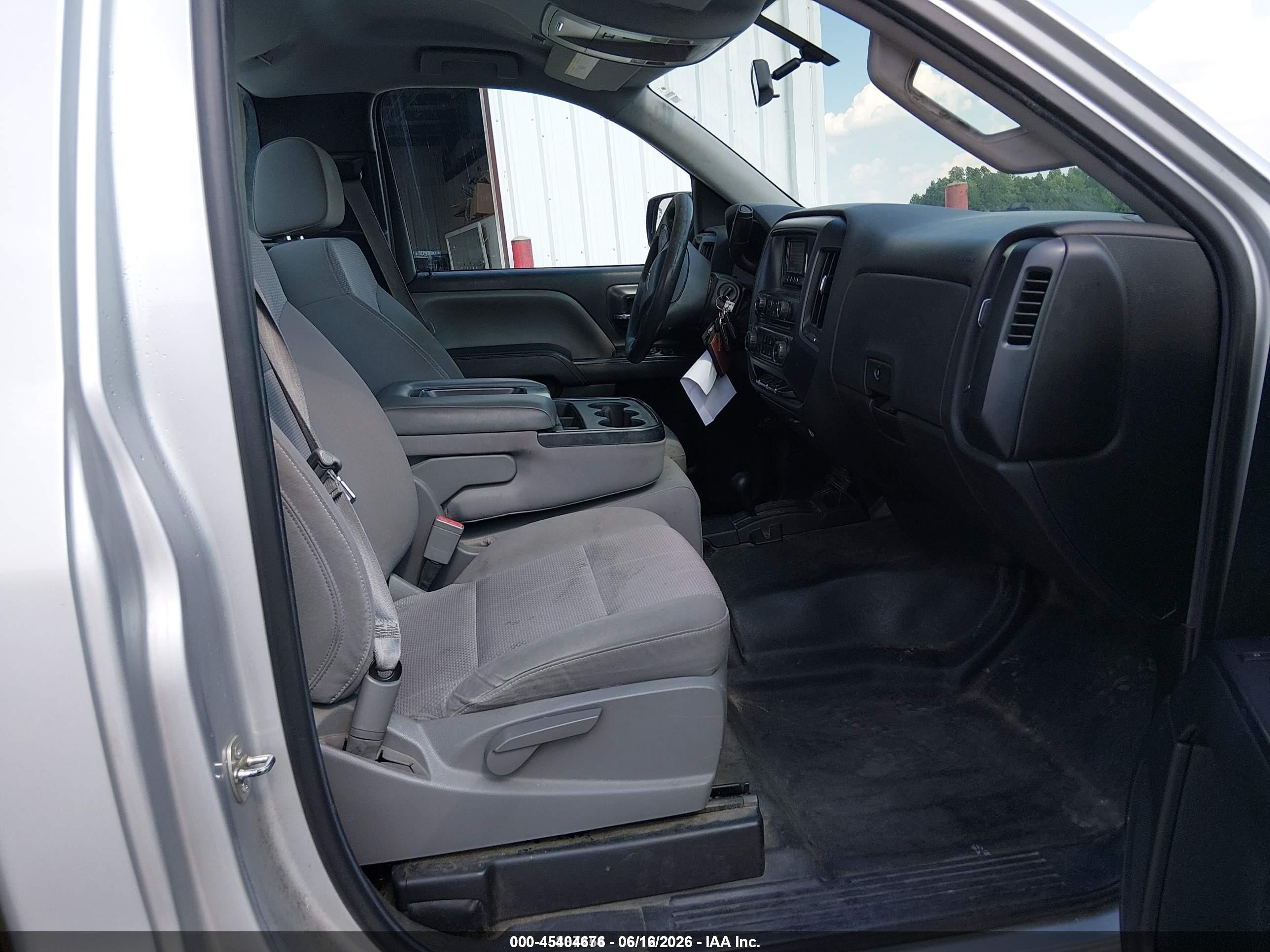 2015 Chevrolet Silverado 1500 Work Truck Silver vin: 1GCNKPEH2FZ204486
