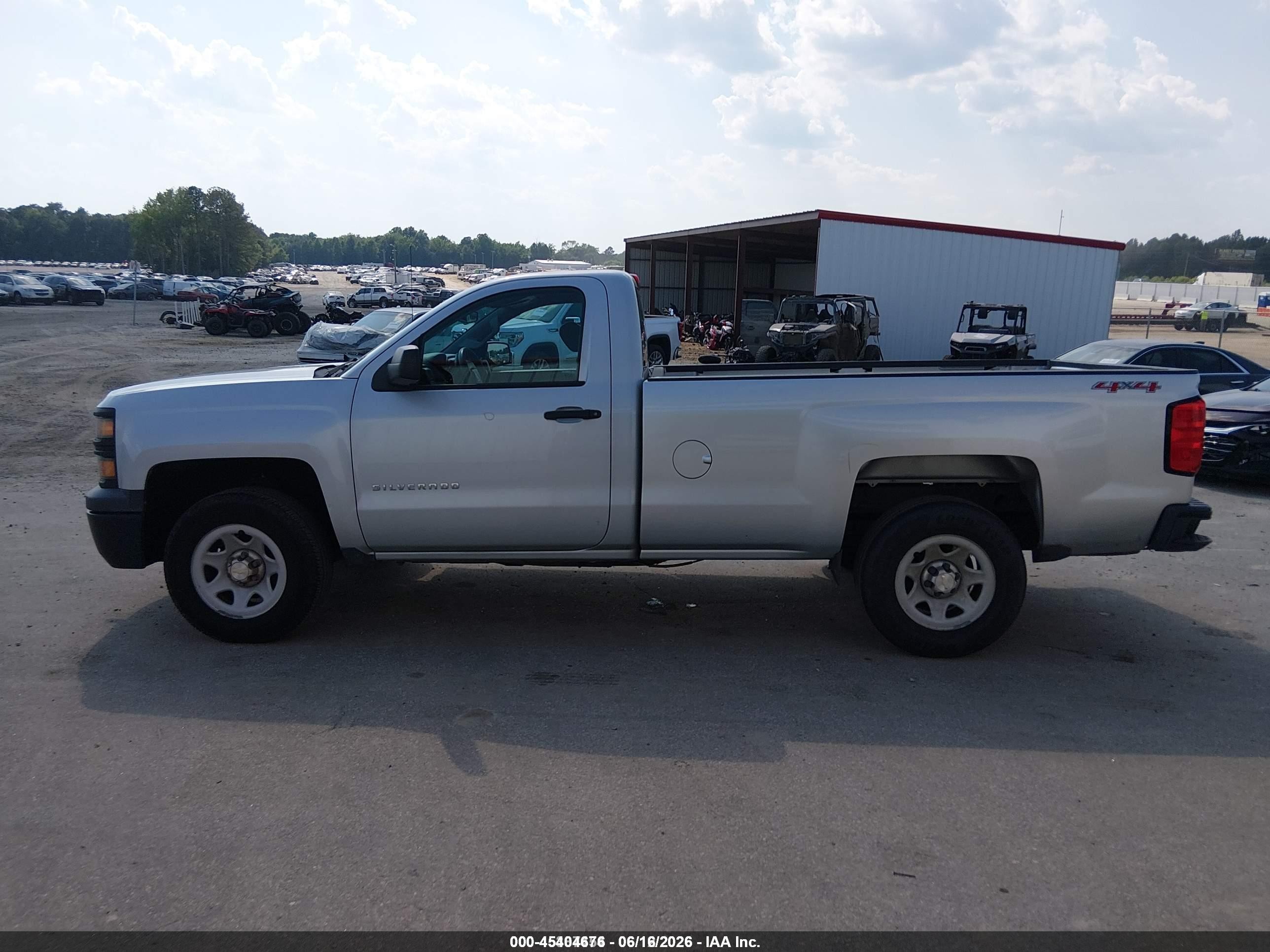 2015 Chevrolet Silverado 1500 Work Truck Silver vin: 1GCNKPEH2FZ204486