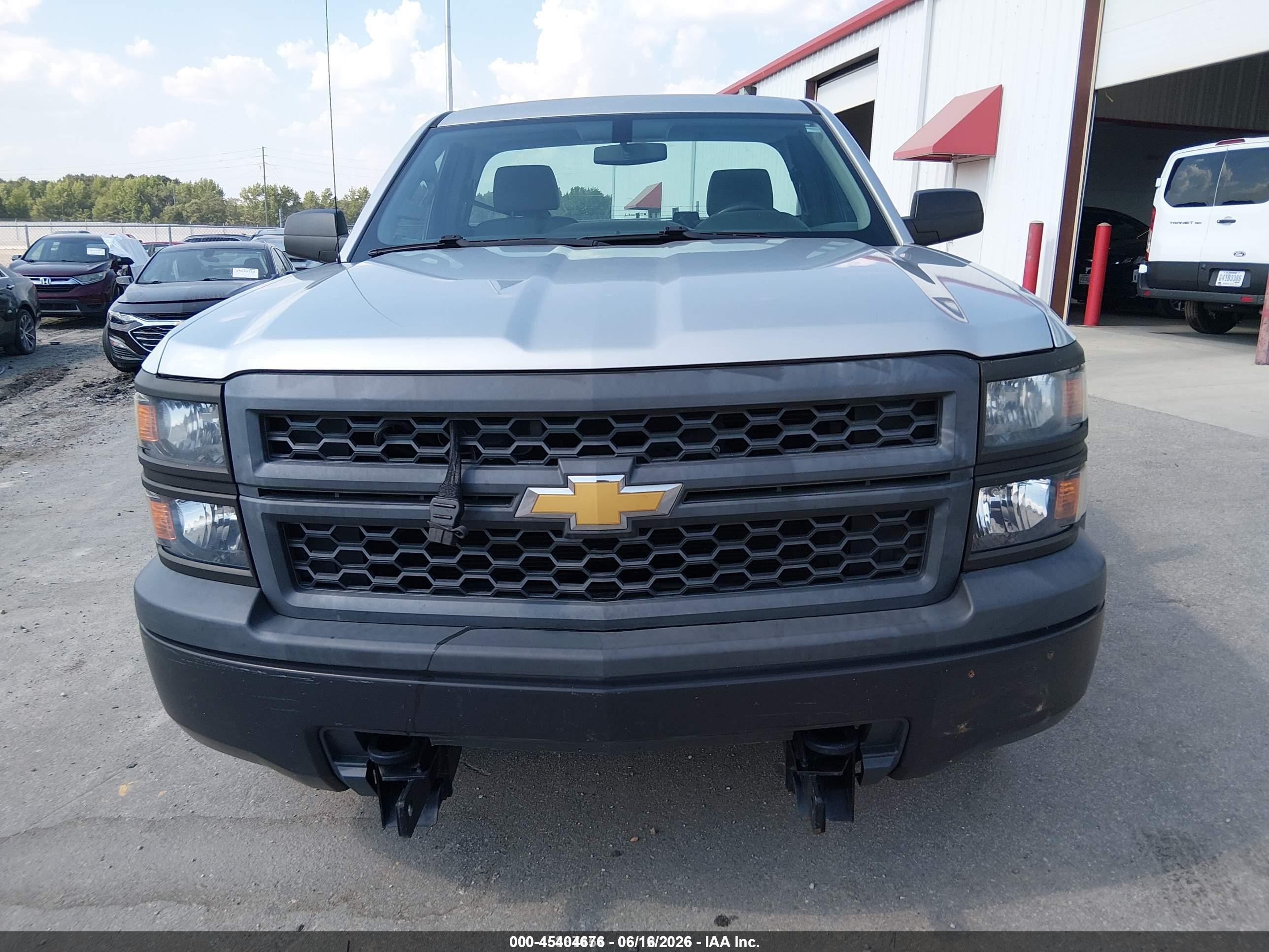 2015 Chevrolet Silverado 1500 Work Truck Silver vin: 1GCNKPEH2FZ204486