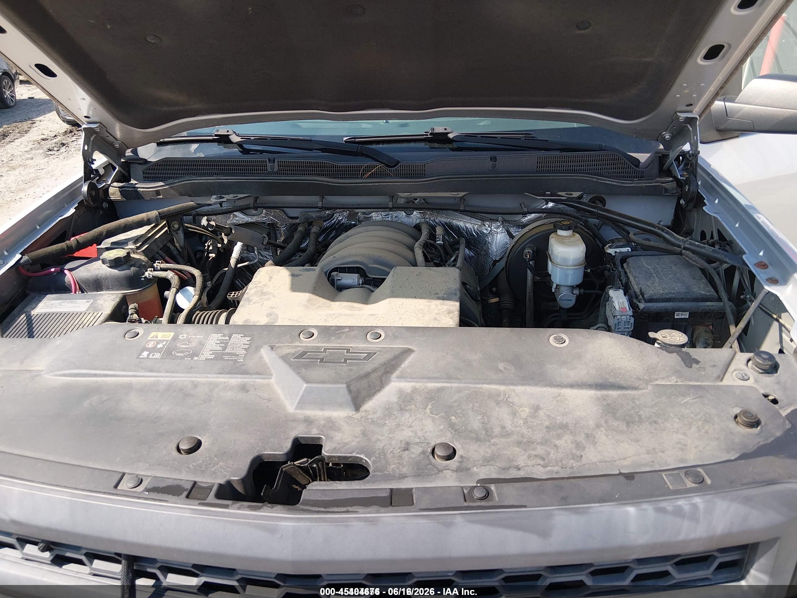 2015 Chevrolet Silverado 1500 Work Truck Silver vin: 1GCNKPEH2FZ204486