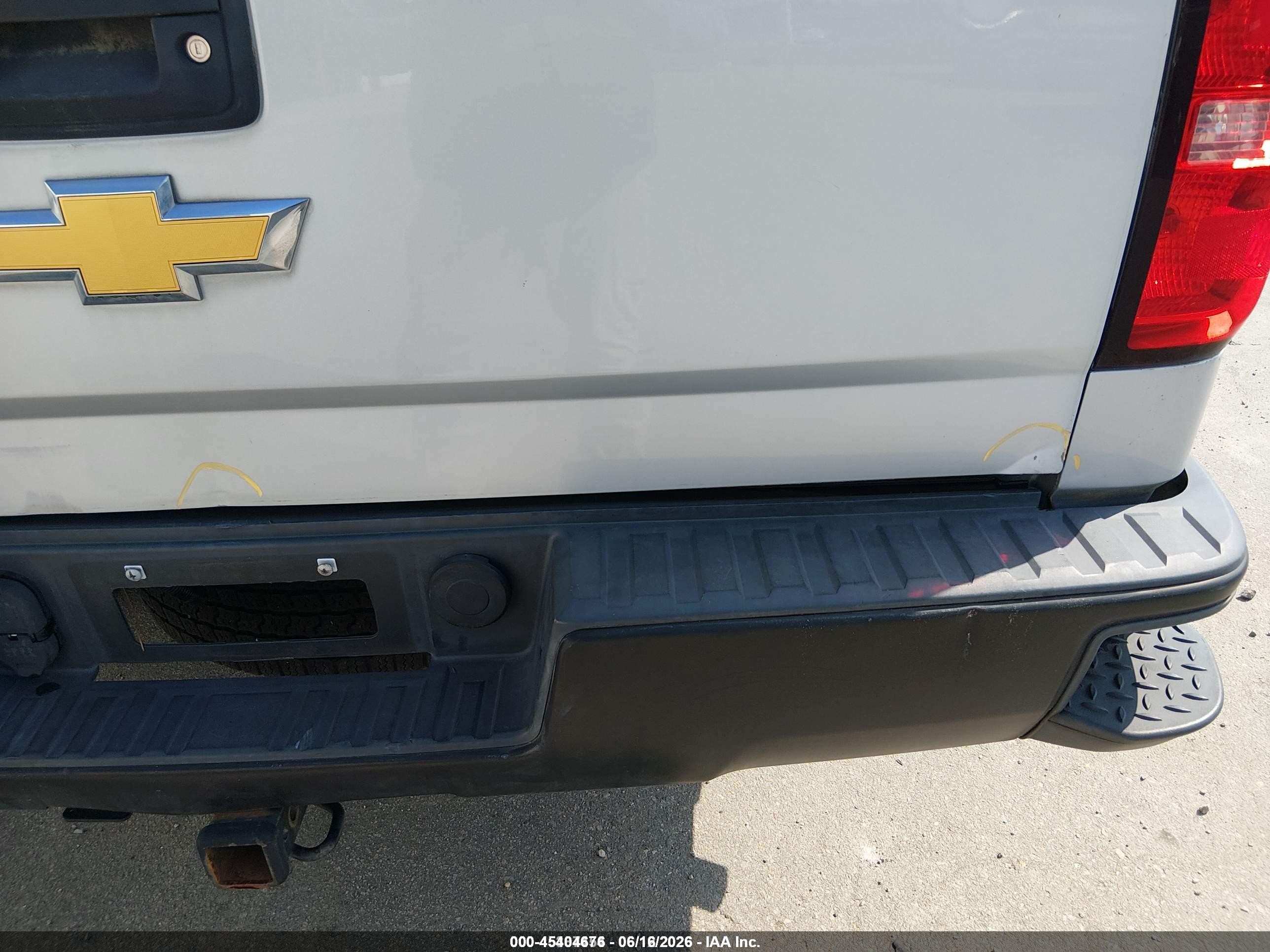 2015 Chevrolet Silverado 1500 Work Truck Silver vin: 1GCNKPEH2FZ204486