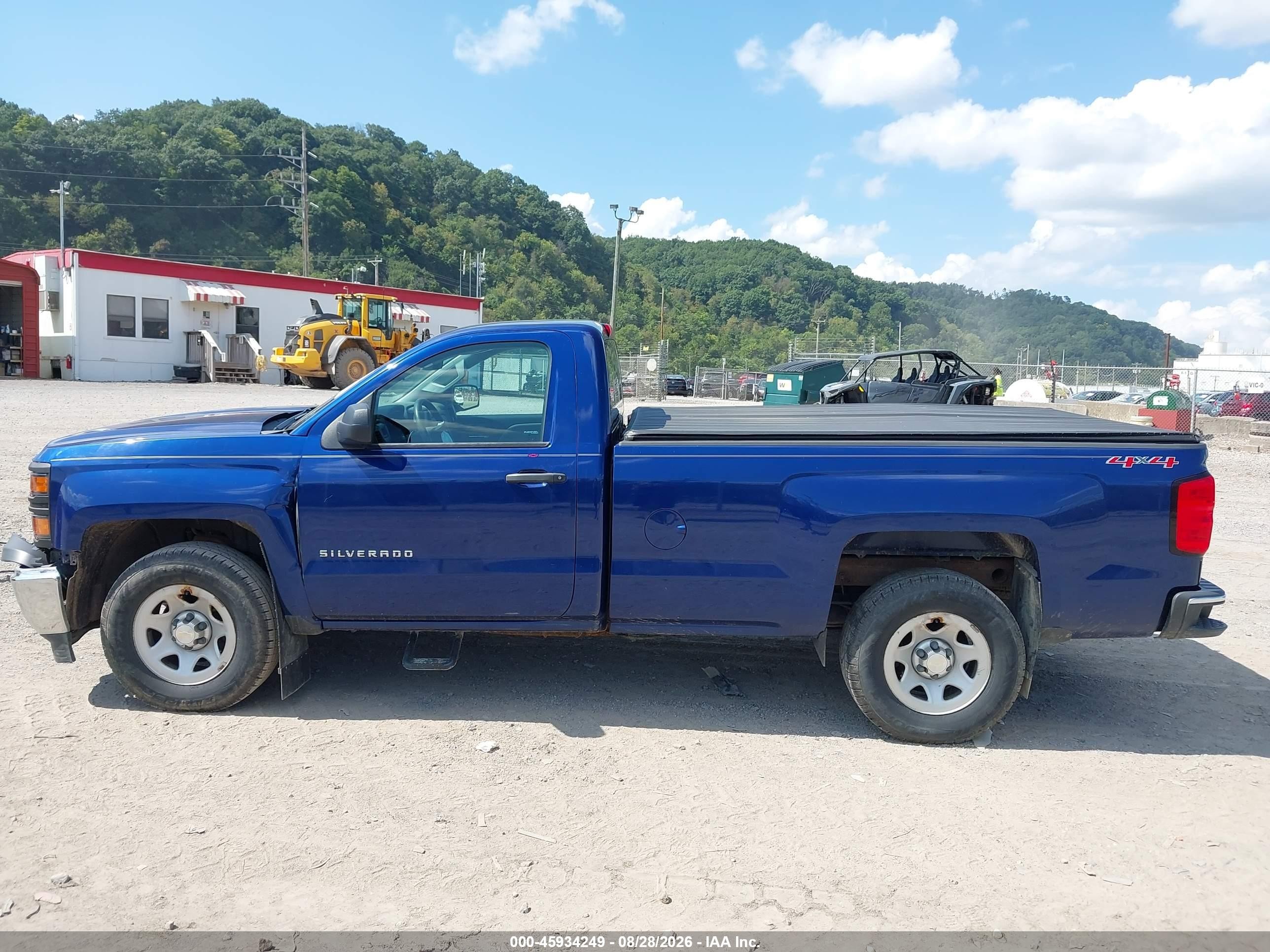 2014 Chevrolet Silverado 1500 Work Truck Синий vin: 1GCNKPEH5EZ252644