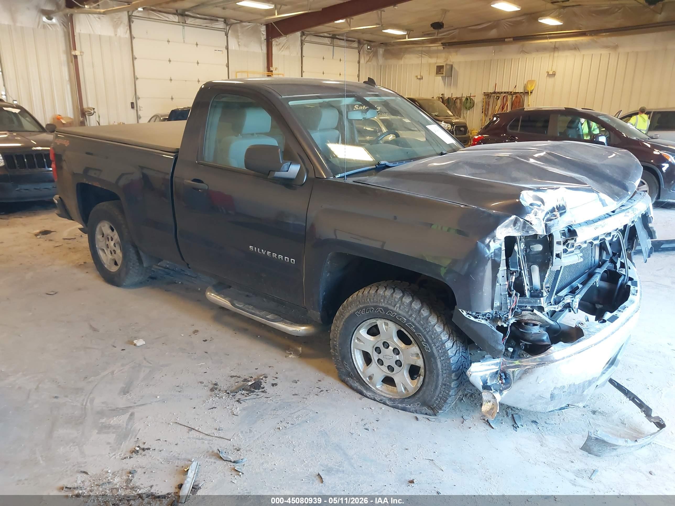 2014 Chevrolet Silverado 1500 Work Truck 2wt Gray vin: 1GCNKPEH5EZ336902