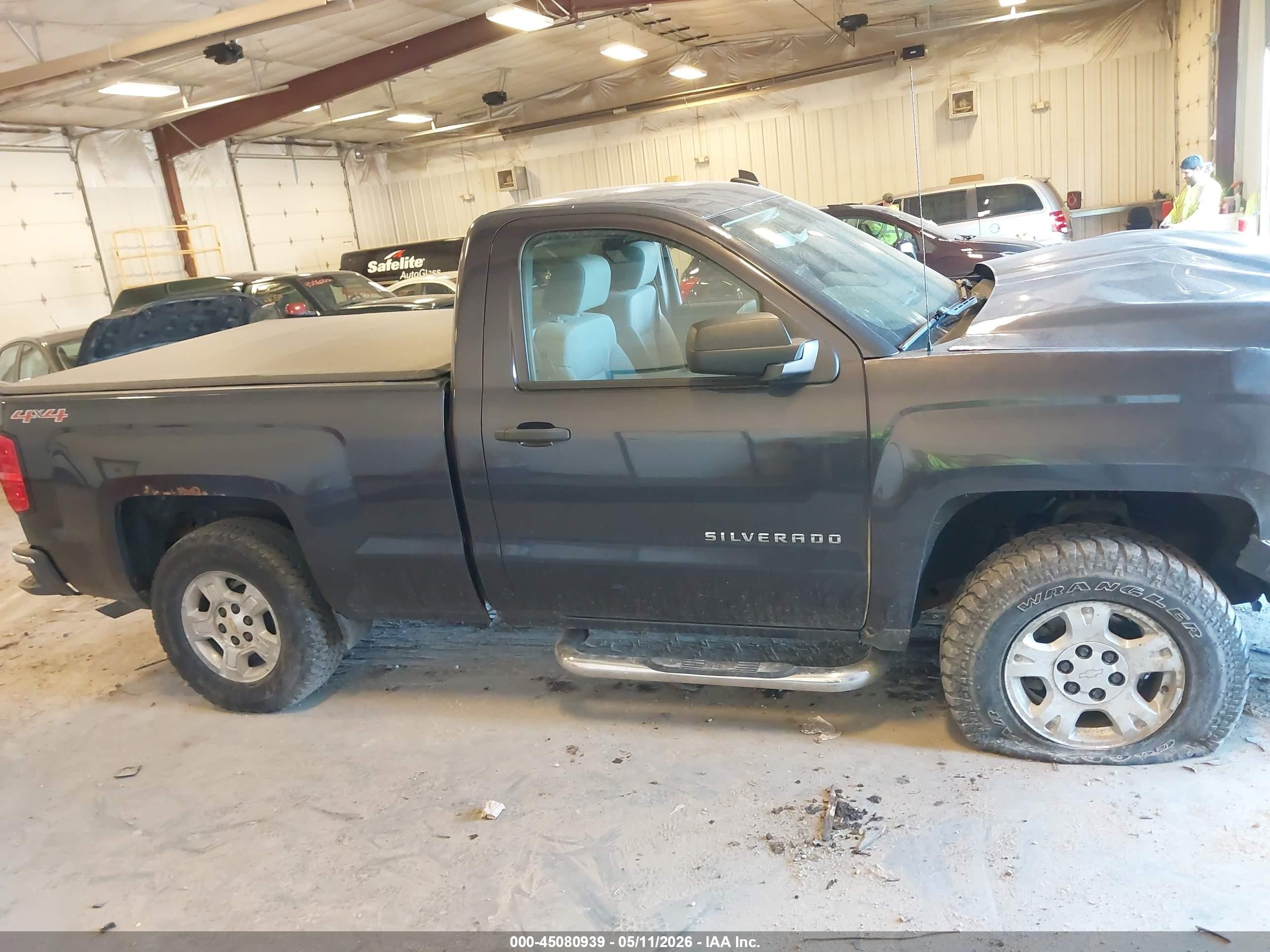 2014 Chevrolet Silverado 1500 Work Truck 2wt Gray vin: 1GCNKPEH5EZ336902