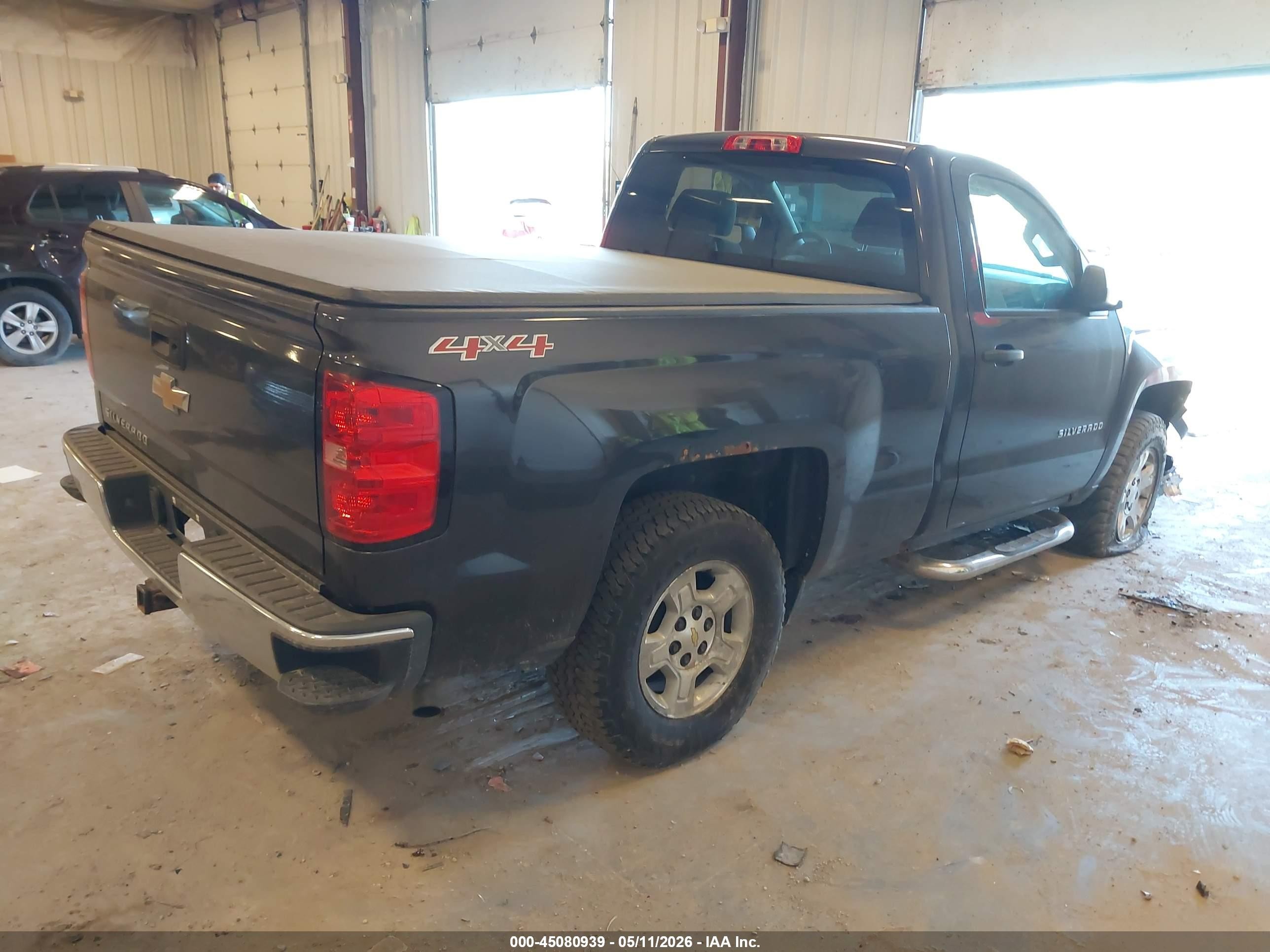 2014 Chevrolet Silverado 1500 Work Truck 2wt Gray vin: 1GCNKPEH5EZ336902