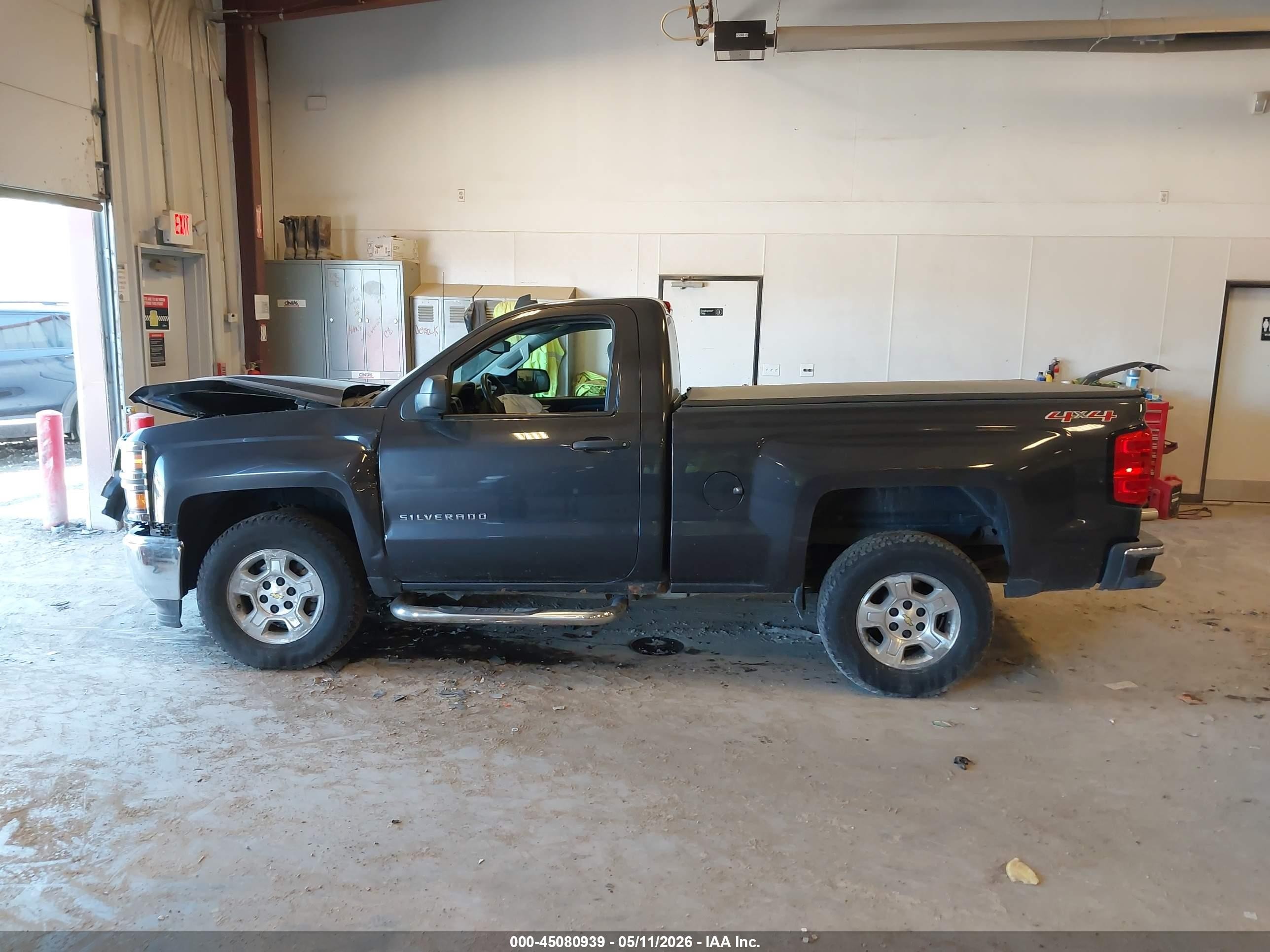 2014 Chevrolet Silverado 1500 Work Truck 2wt Gray vin: 1GCNKPEH5EZ336902