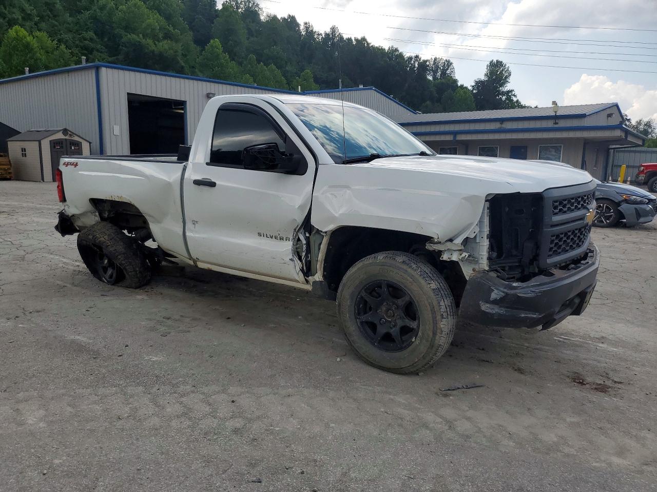 2014 Chevrolet Silverado K1500 Белый vin: 1GCNKPEH5EZ341047