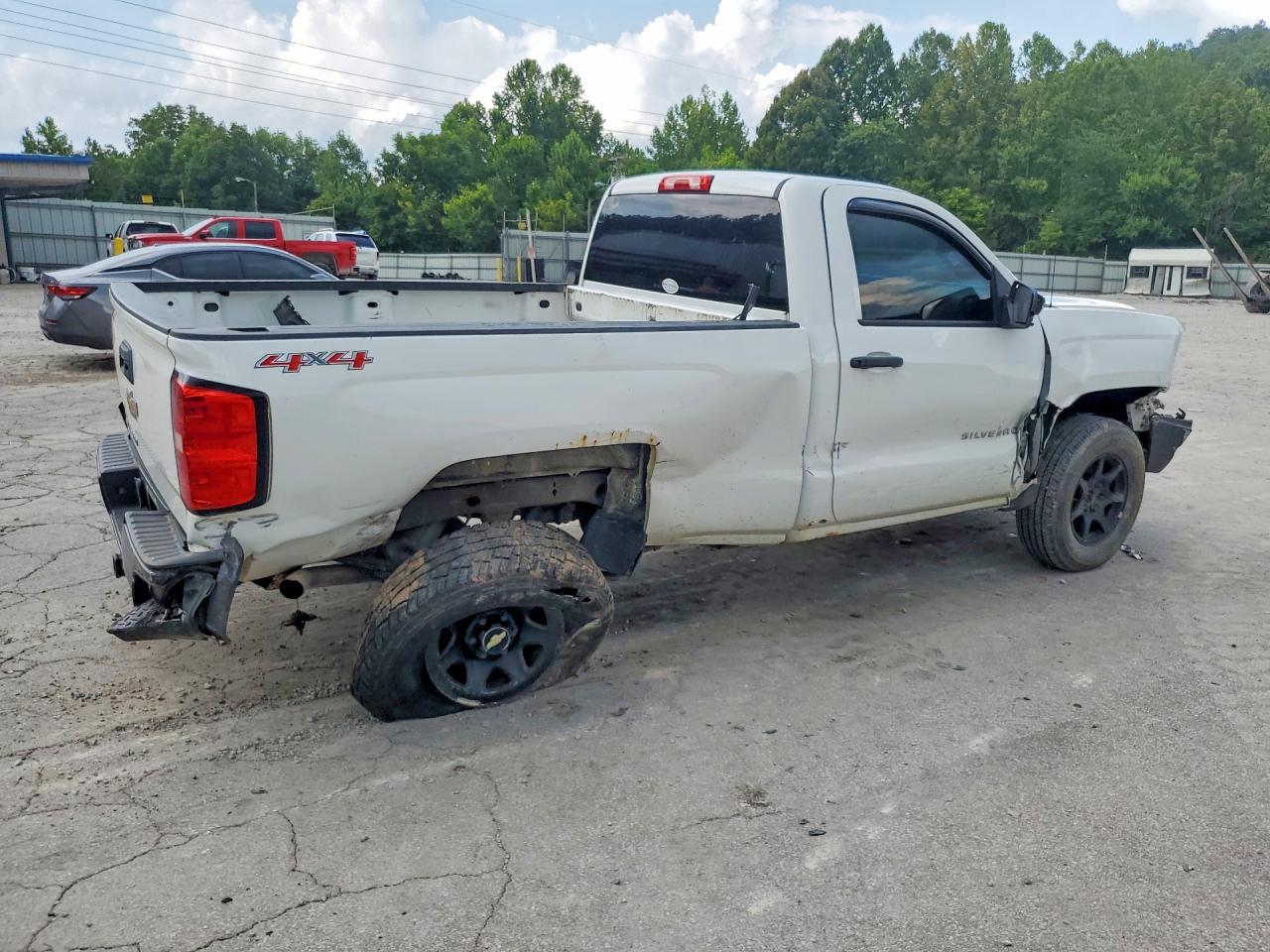 2014 Chevrolet Silverado K1500 Белый vin: 1GCNKPEH5EZ341047
