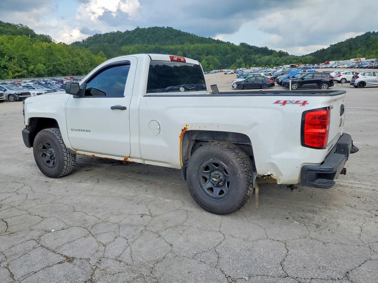 2014 Chevrolet Silverado K1500 Белый vin: 1GCNKPEH5EZ341047