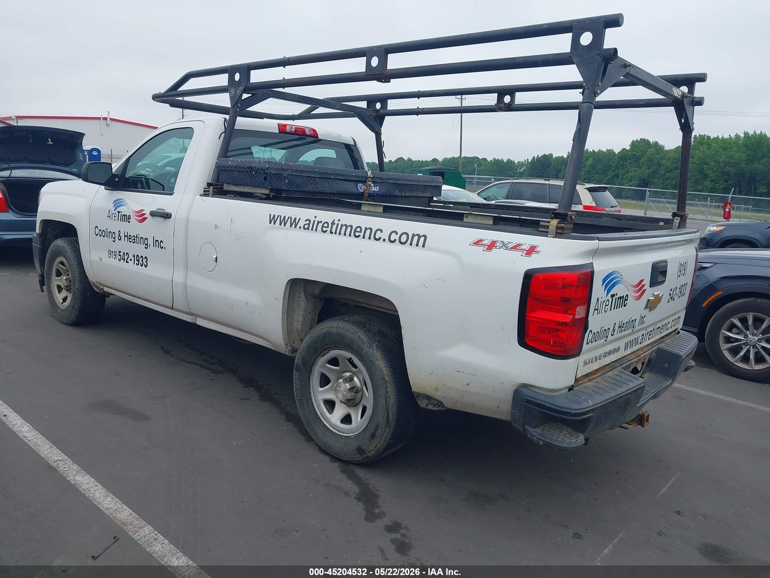 2015 Chevrolet Silverado 1500 Wt Белый vin: 1GCNKPEH5FZ216406