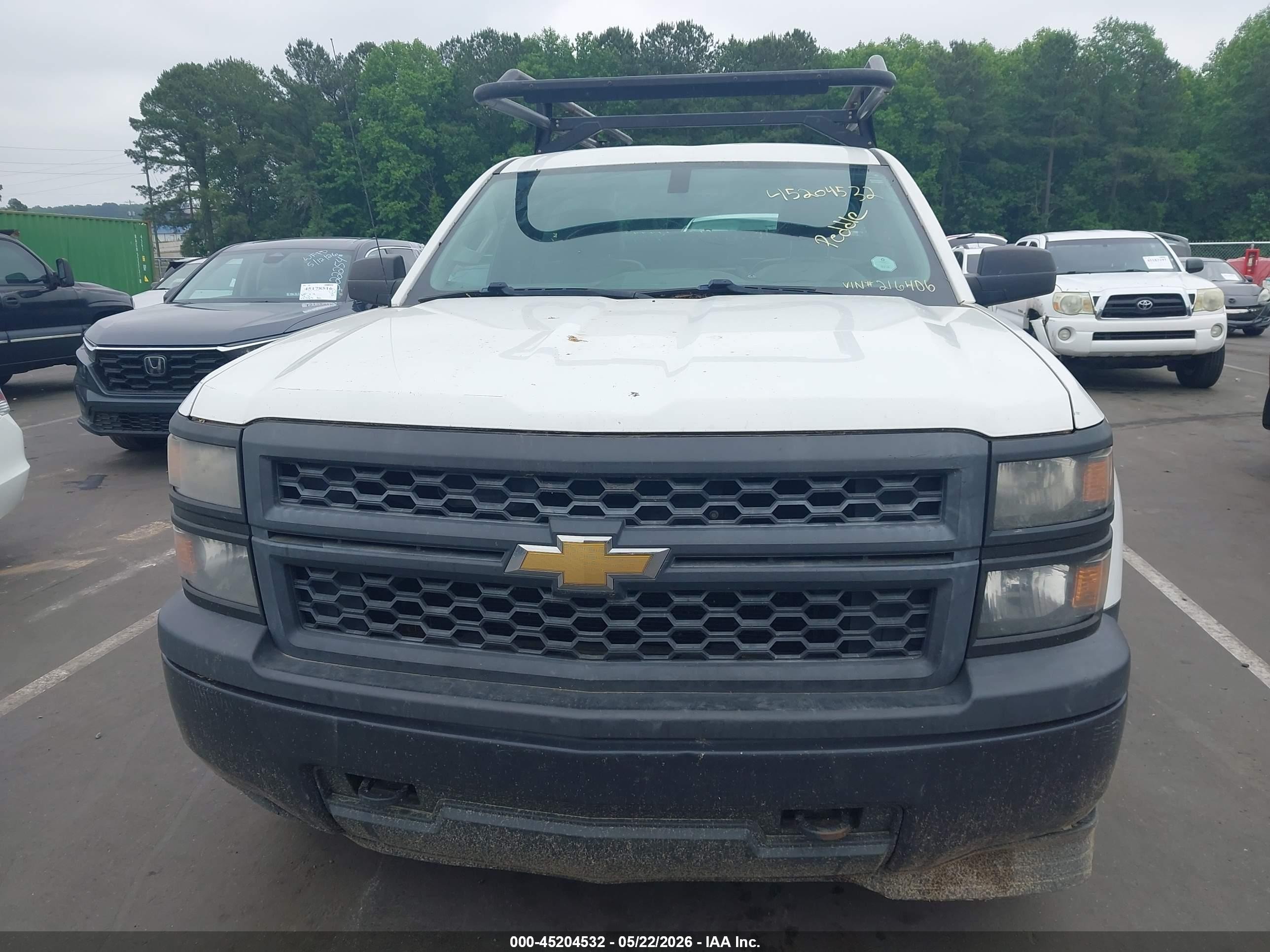2015 Chevrolet Silverado 1500 Wt Белый vin: 1GCNKPEH5FZ216406